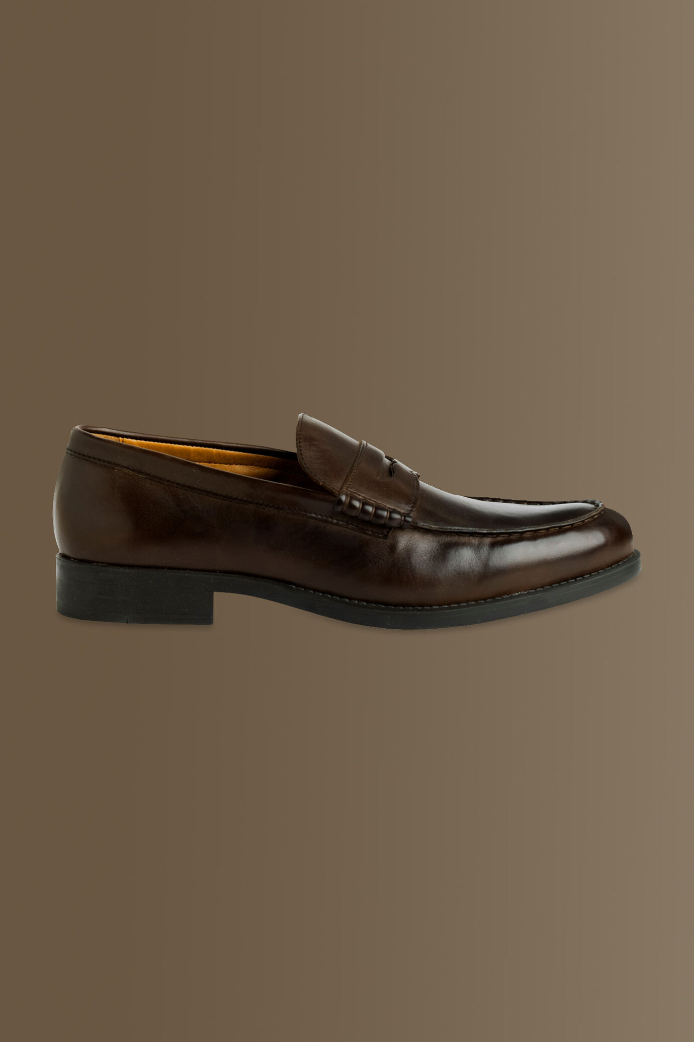 100% leather loafer shoes image number 2