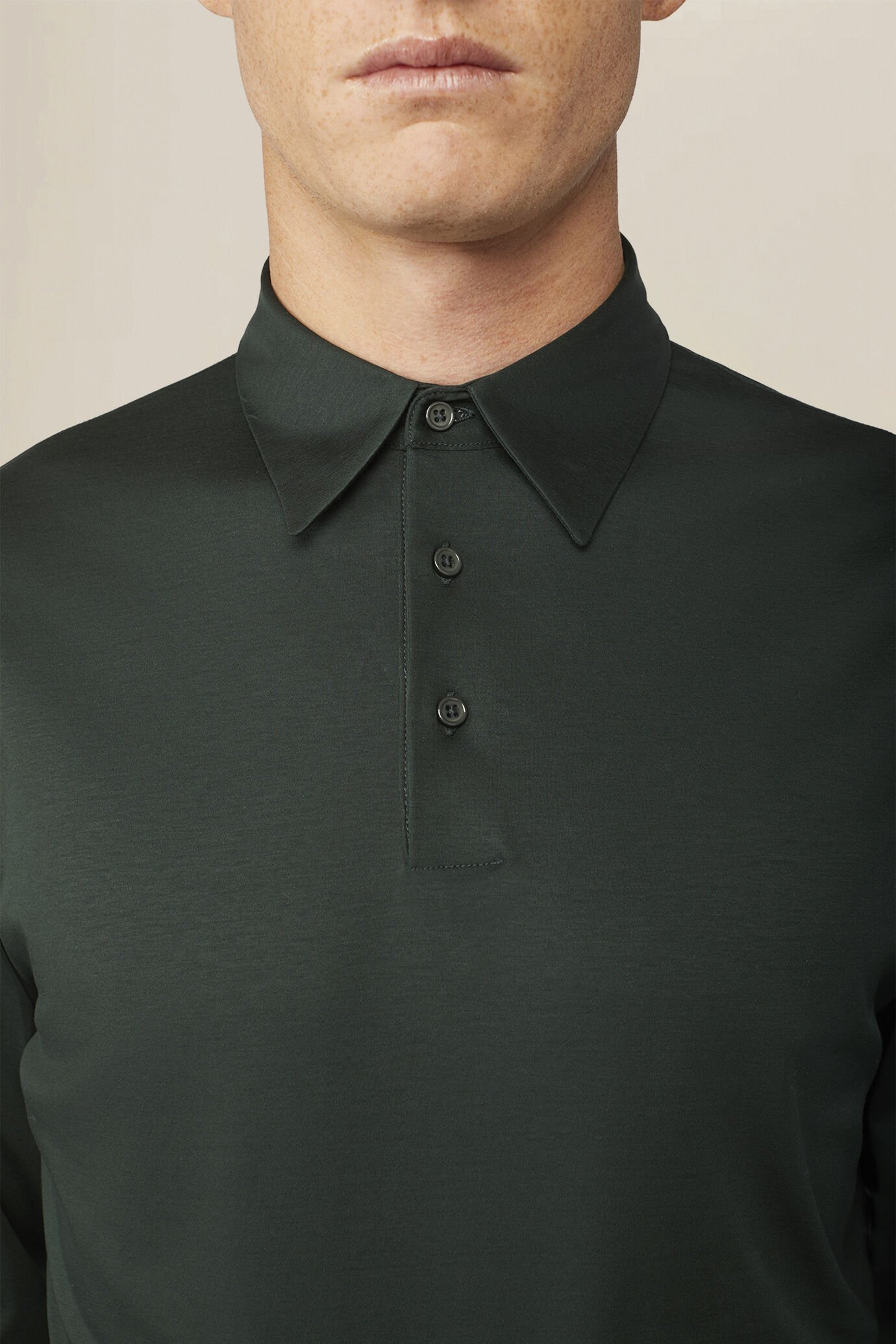 Men's polo shirt in 100% cotton, regular fit image number 2