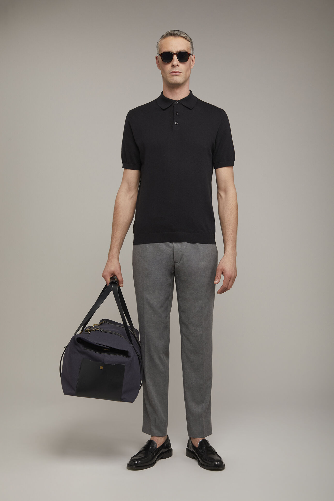 Men's dartless pants regular fit image number 0