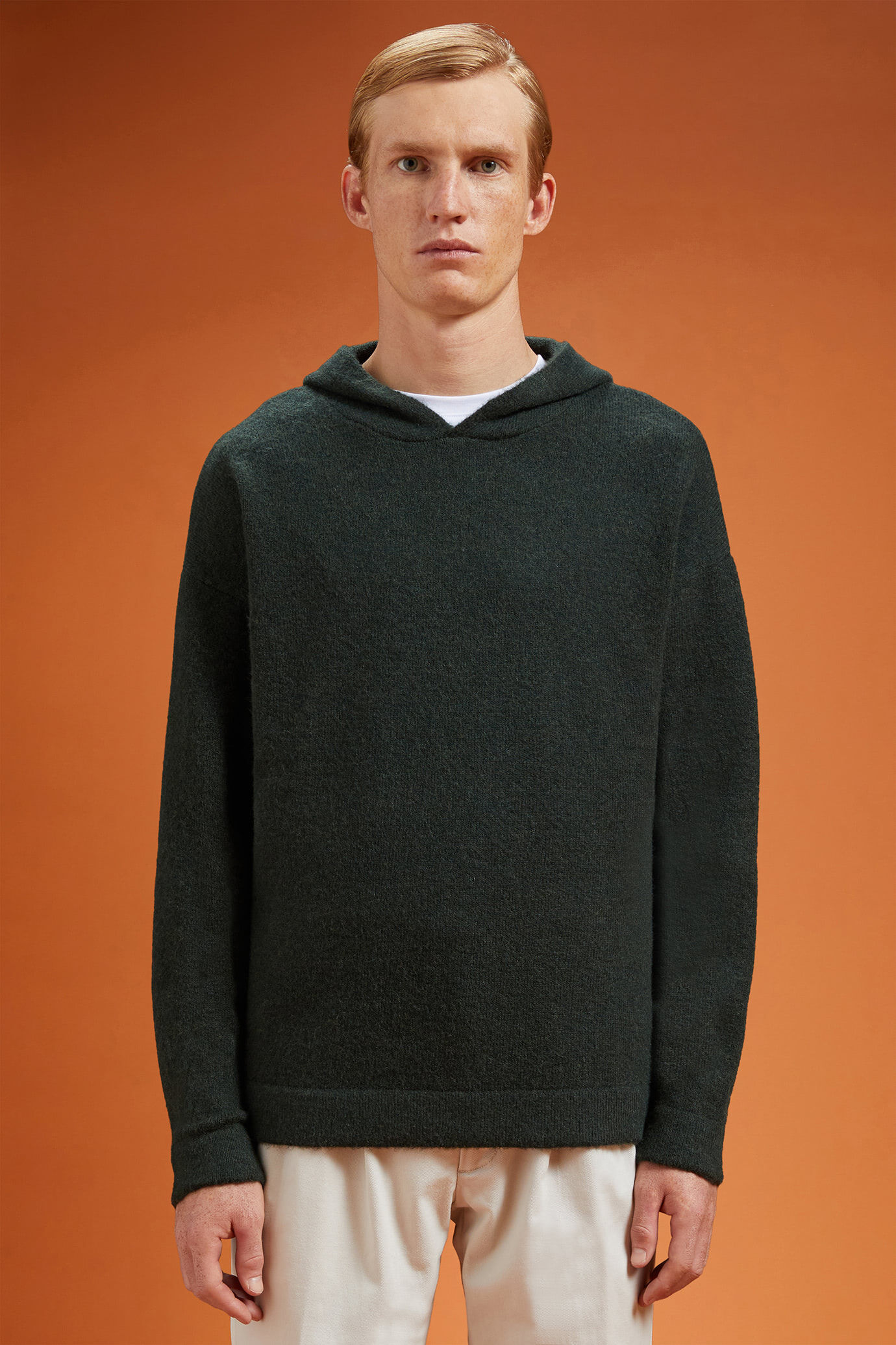 Maglia uomo con cappuccio Wool Blend regular fit image number 0
