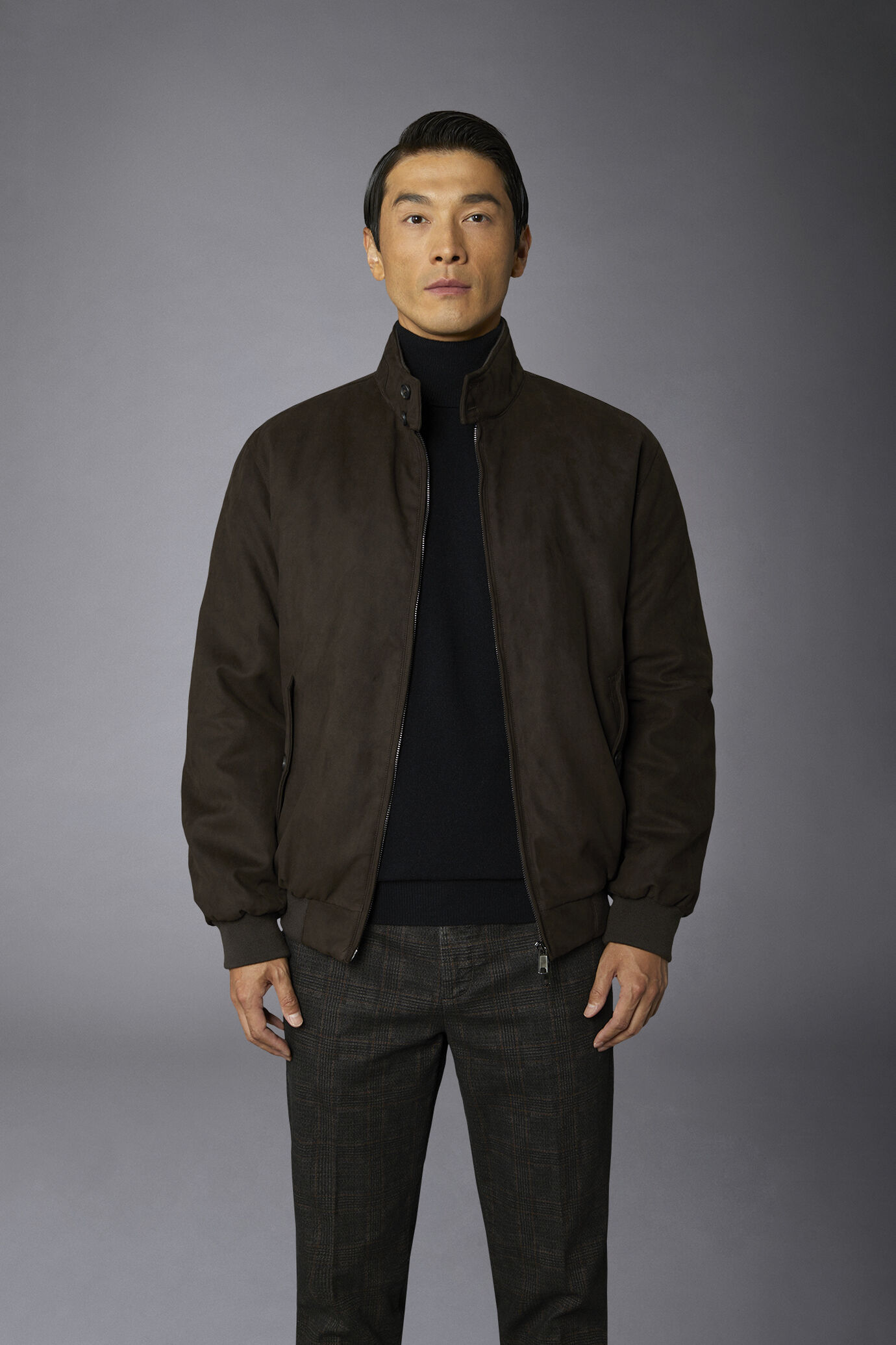 Jacke aus Wildlederimitat in bequemer Passform mit Reißverschluss image number 2