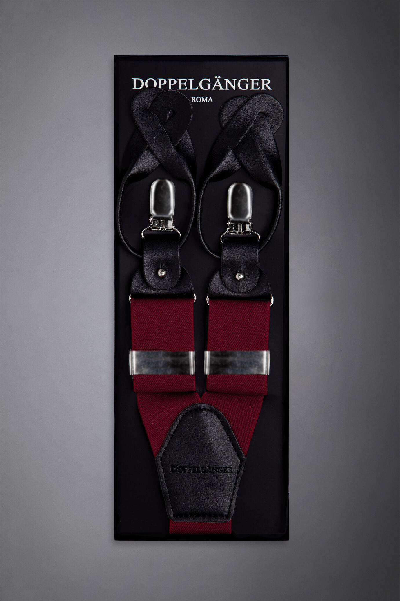 Men's Elastic suspenders solid colour image number 0