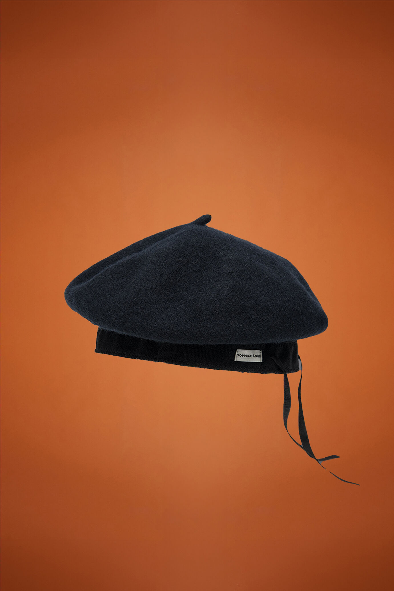 Women's beret 100% plain wool image number 1