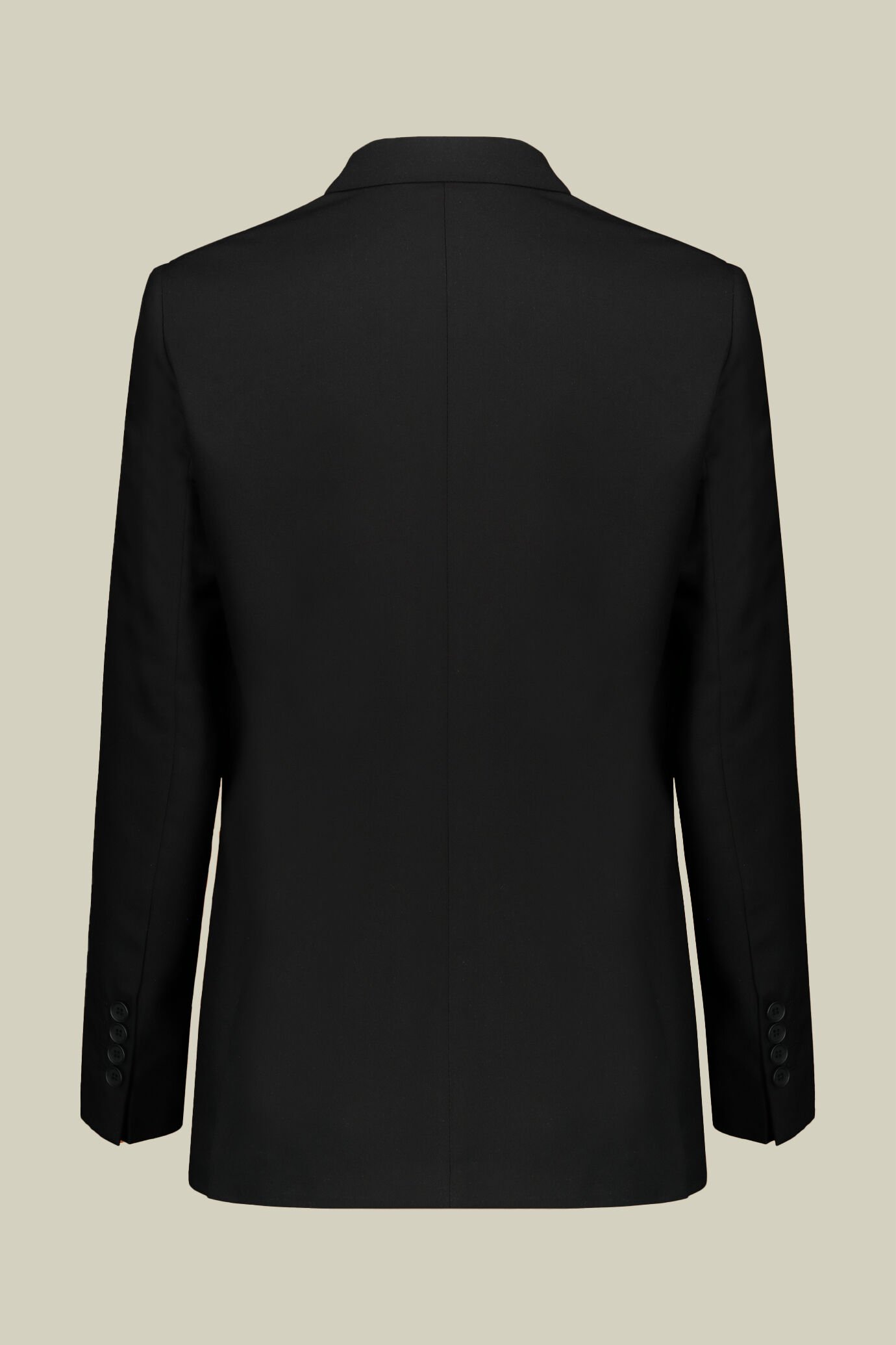 Einreihige Jacke mit zweiknöpfigem Revers