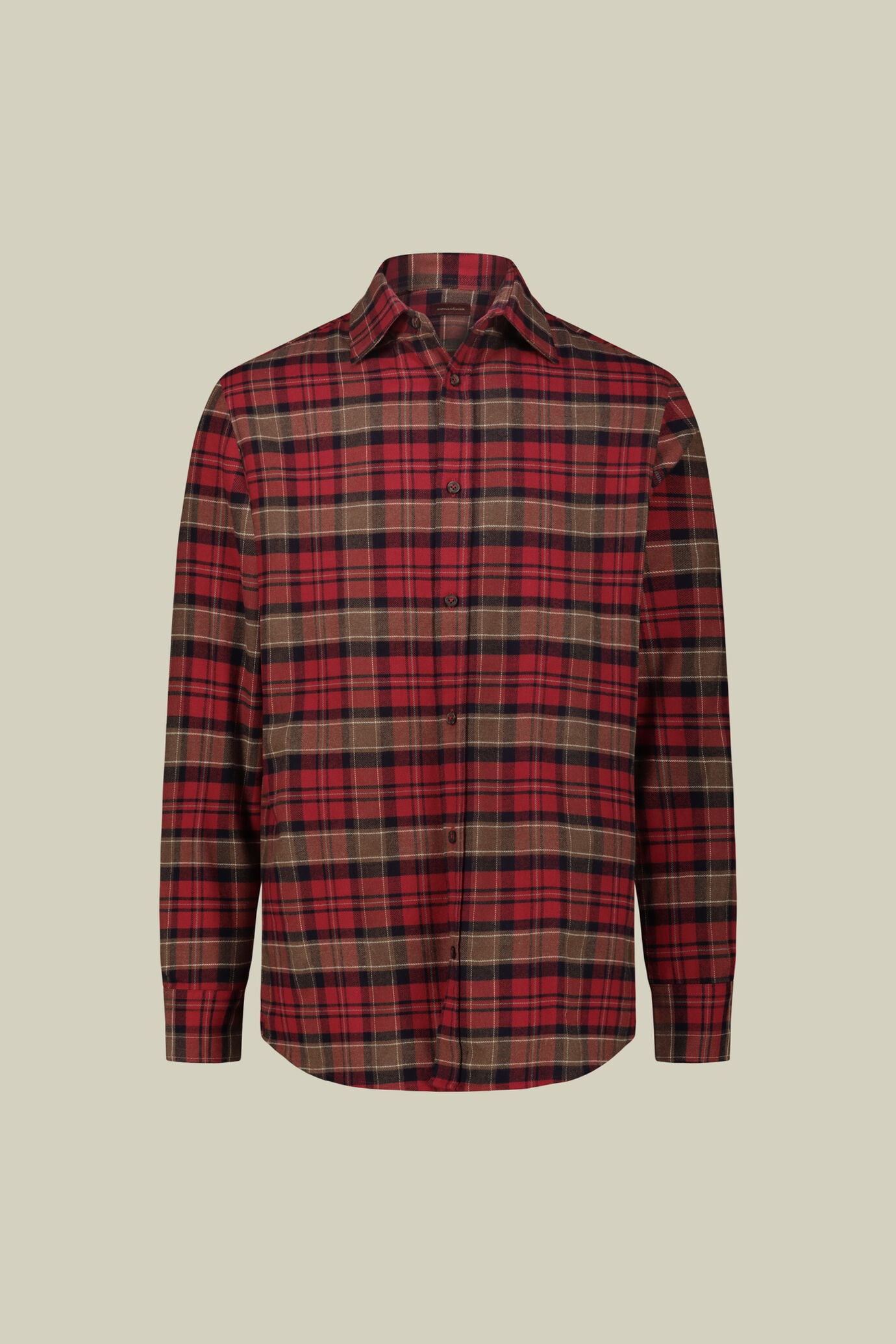 Camicia uomo in tessuto flanella a quadri image number 4