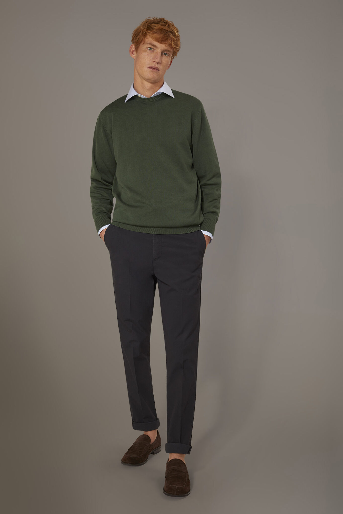 Pantalone chino uomo classico image number 1