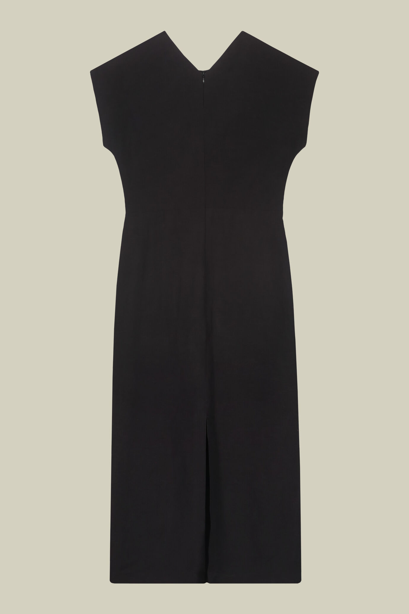 Long dress with kimono sleeve and back neckline image number 6