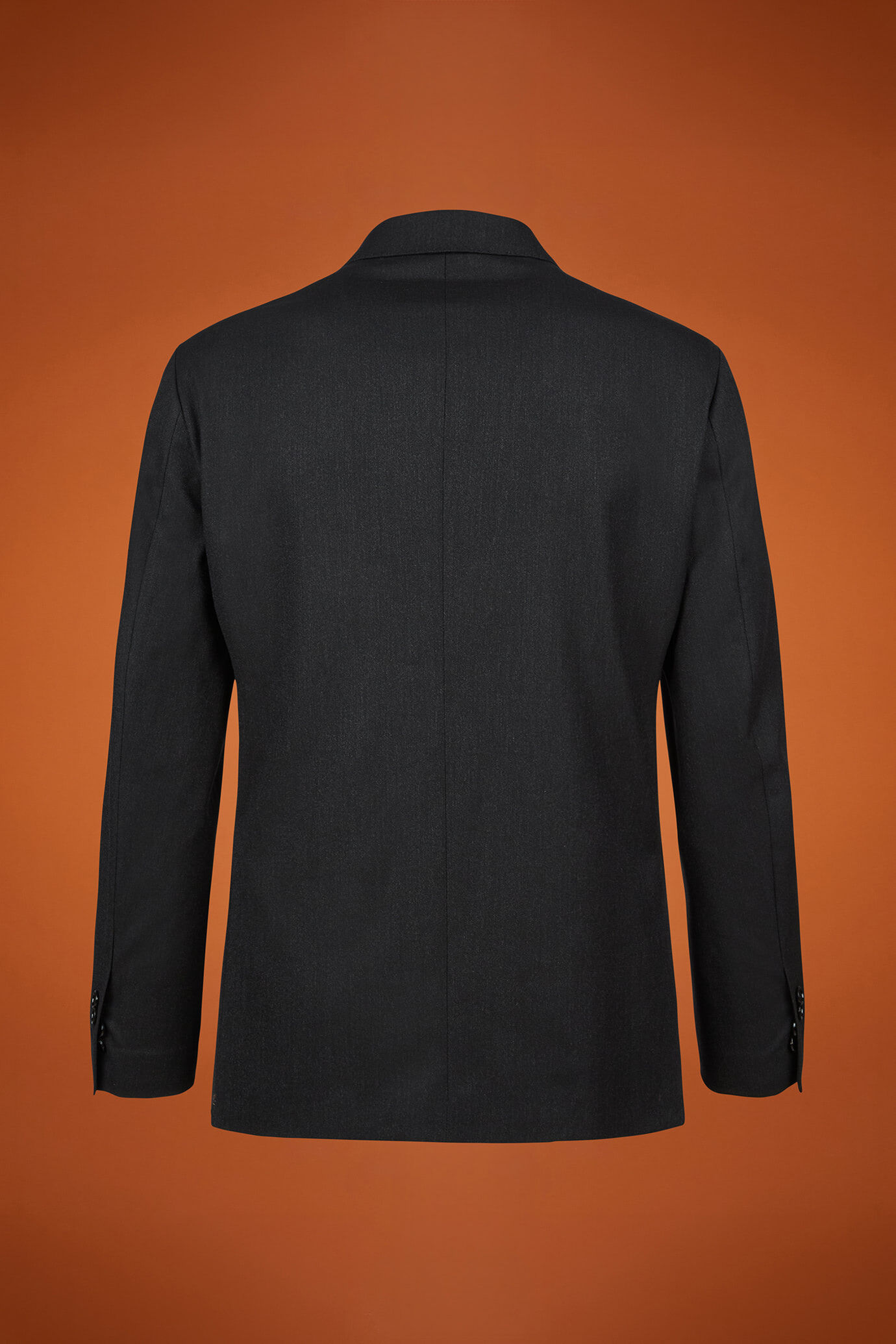 Abito uomo monopetto con tessuto falso unito regular fit image number 5