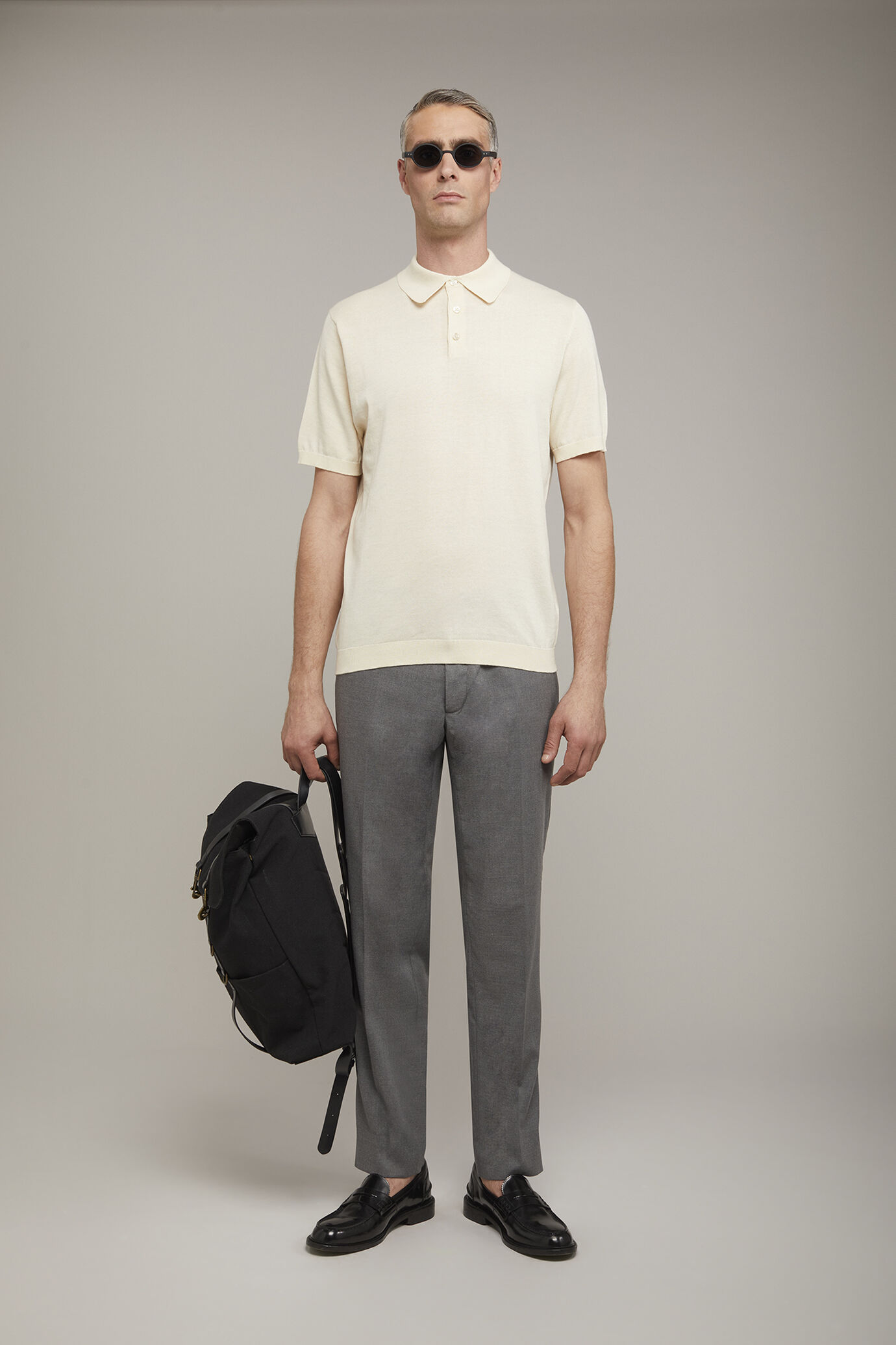 Herren-Poloshirt aus 100 % Baumwolle mit kurzen &Auml;rmeln in normaler Passform image number 0