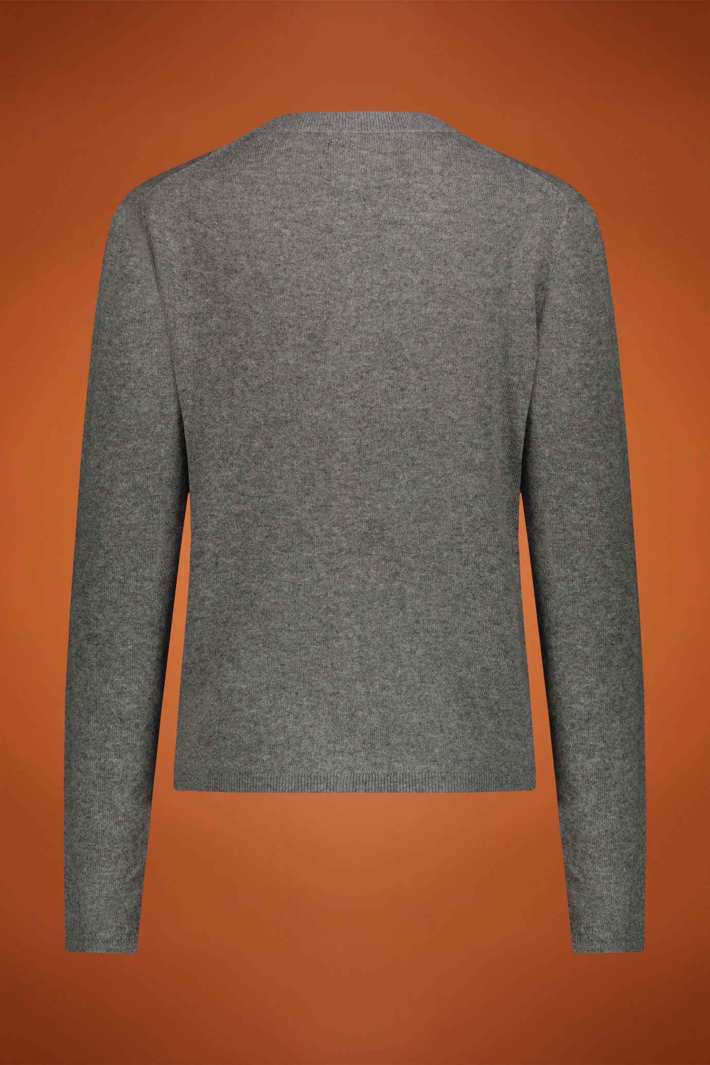 Cardigan donna girocollo misto lana e cachemire image number 1