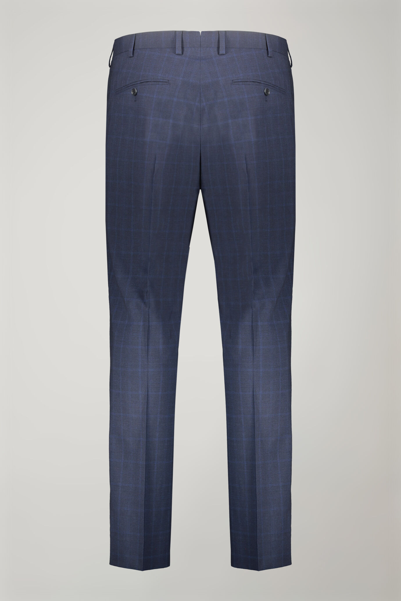 Einreihiger Prinz-von-Wales-Anzug aus Stretchmaterial image number 7