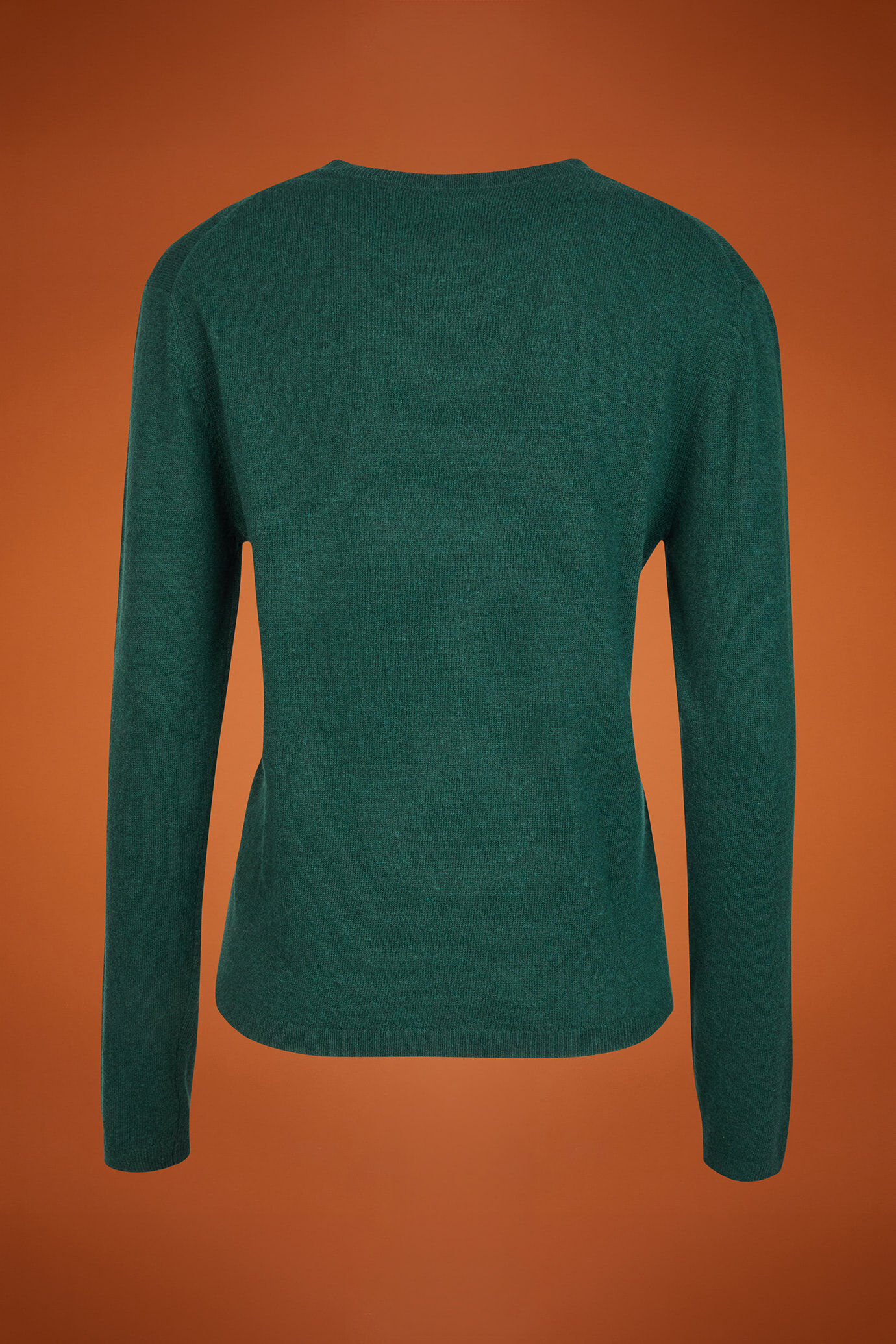 Women's regular fit crew neck jumper in a blend of wool and cashmere image number 5