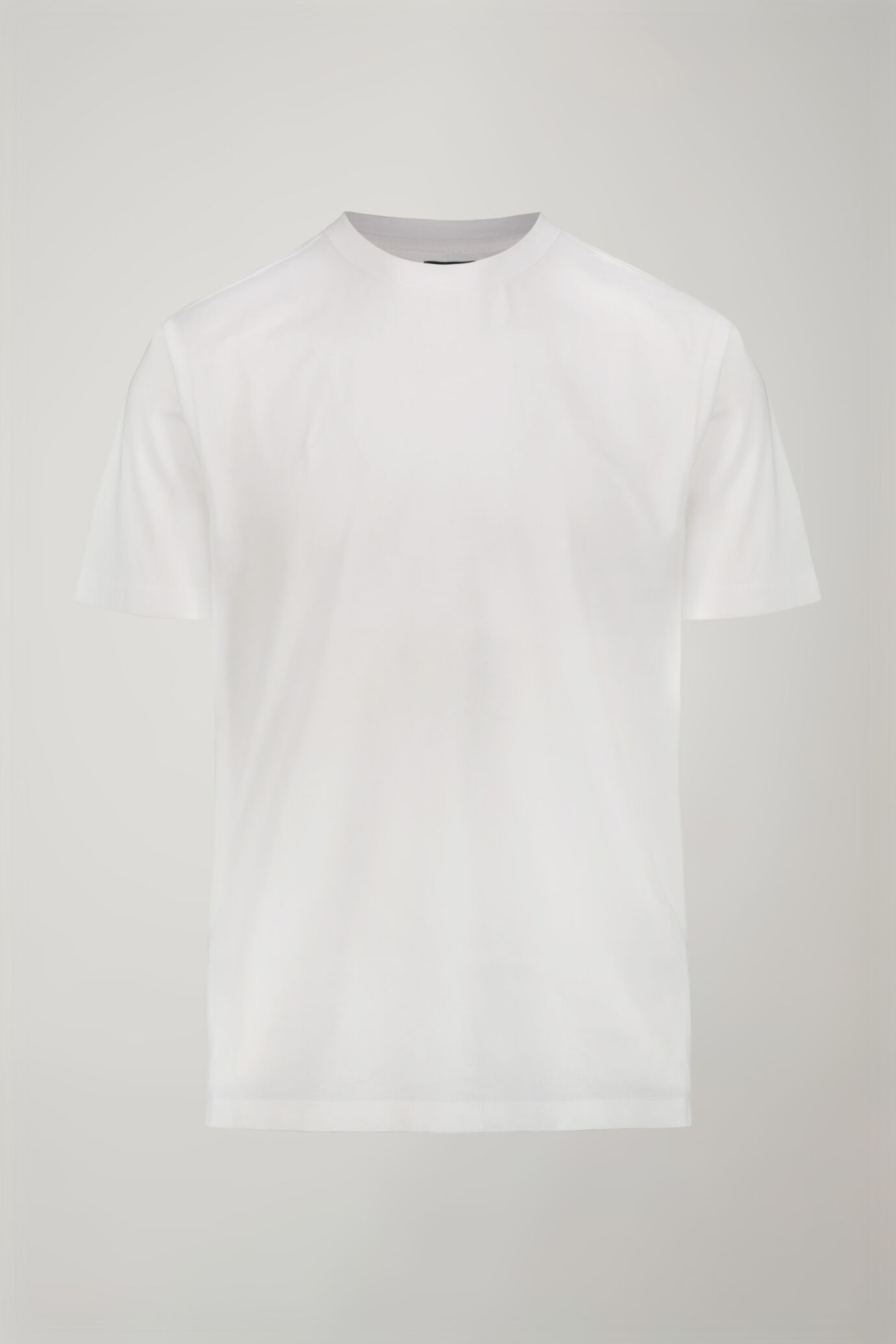 Herren-T-Shirt mit Rundhalsausschnitt aus 100 % Baumwolle in normaler Passform image number 4