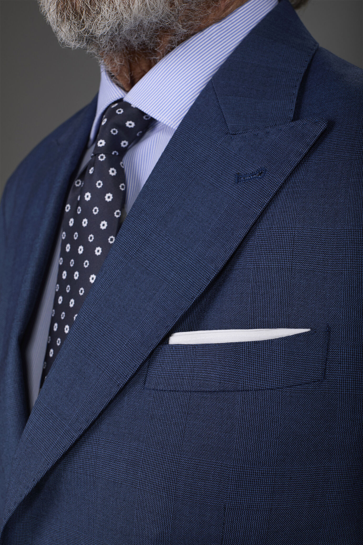 Men's plain pocket square