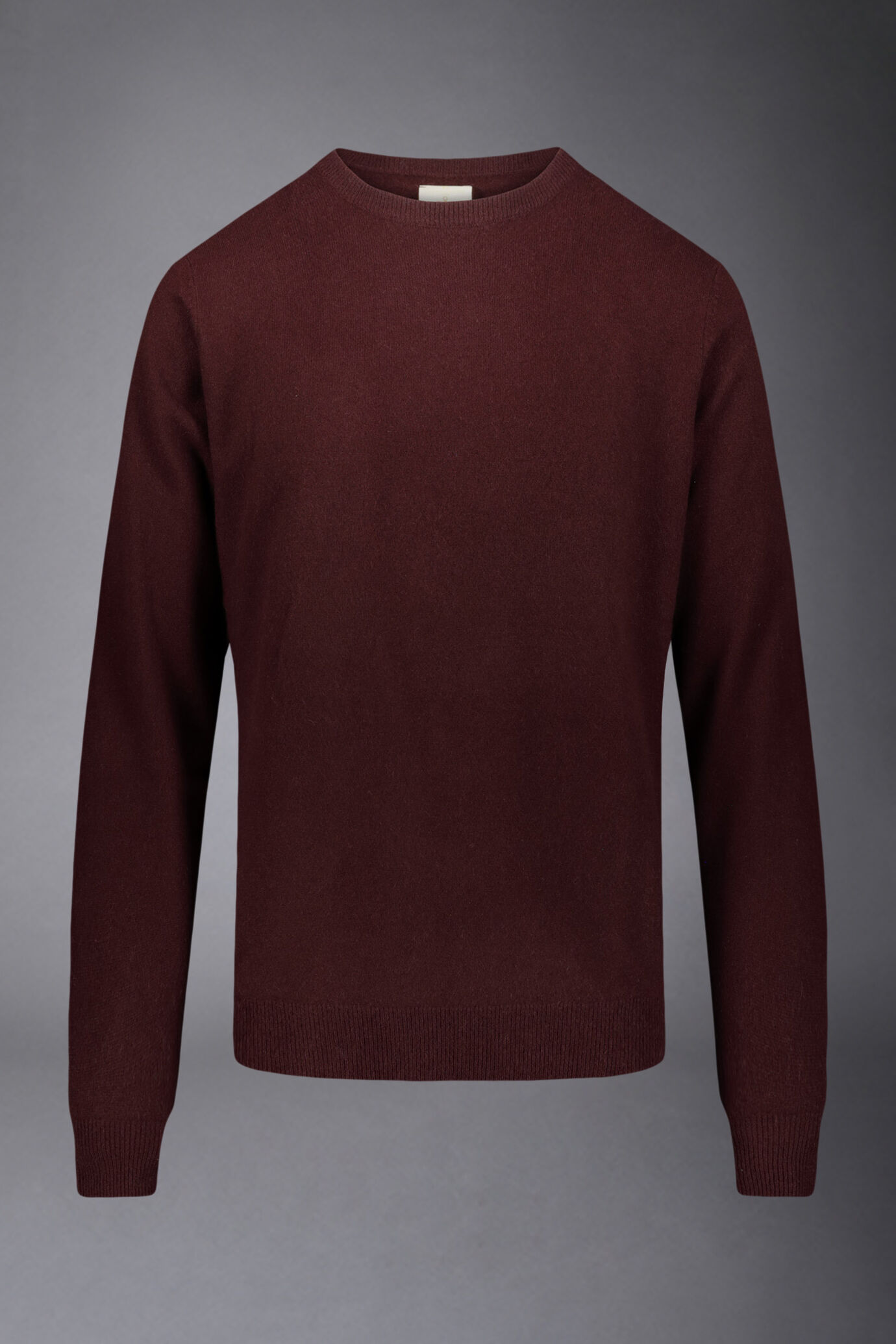 Men's 100% cashmere regular fit roundneck sweater image number 3