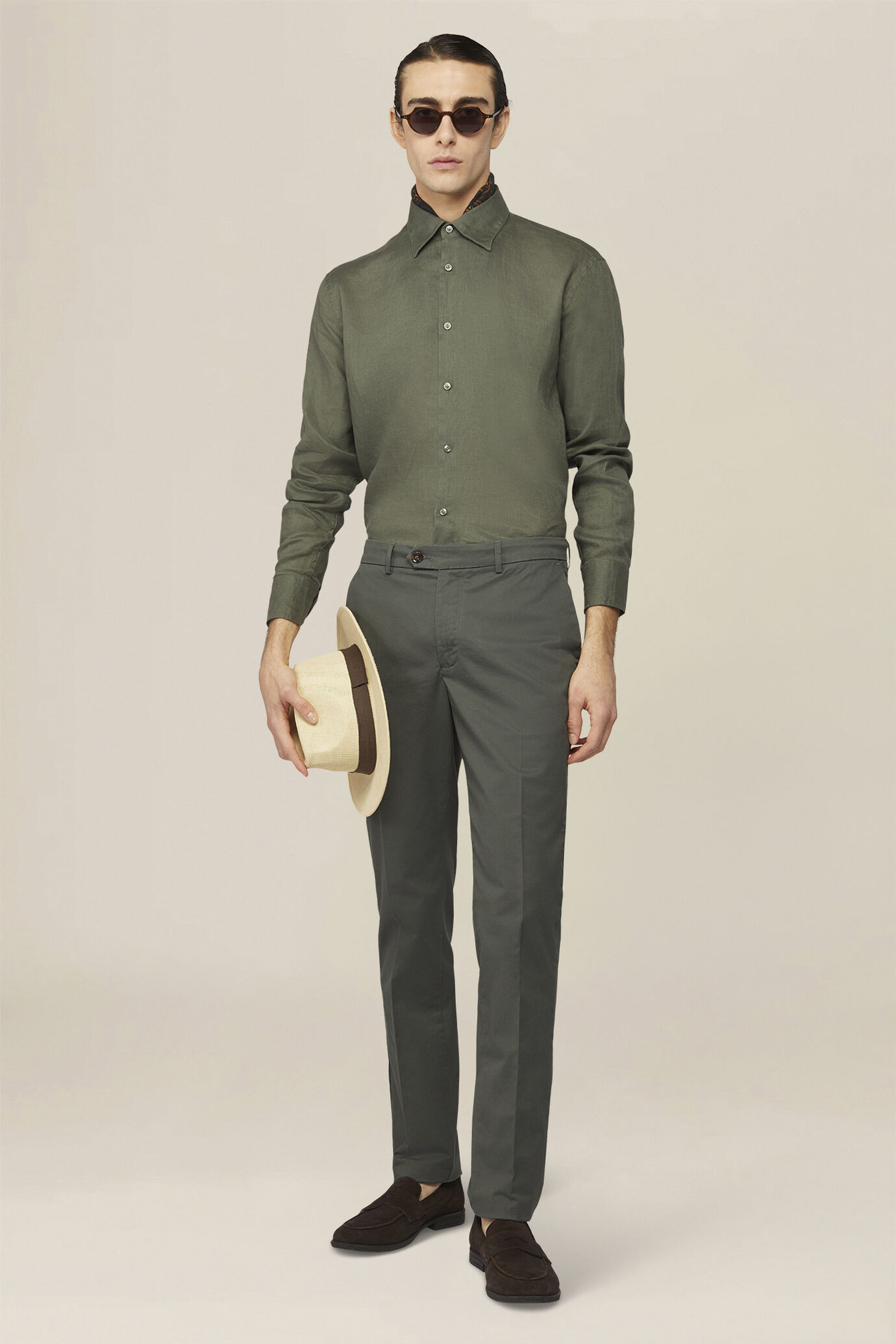 Pantalone uomo chino classico regular fit image number 0