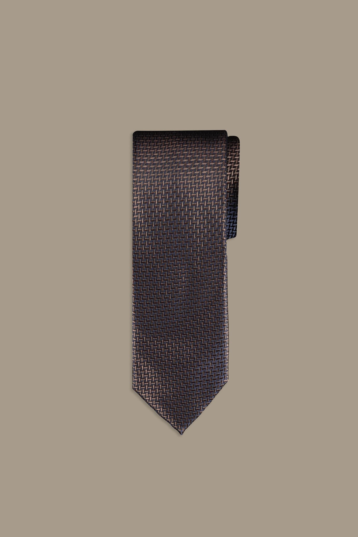 Cravatta classica uomo moro jaquard image number 0