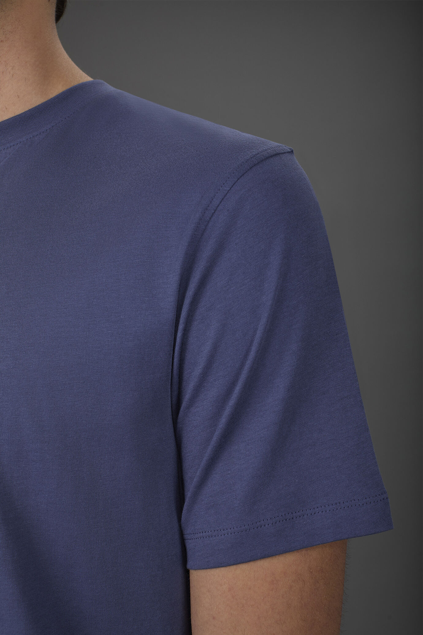Kurzarm-T-Shirt für Herren mit Rundhalsausschnitt aus Bio-Baumwolle image number 3