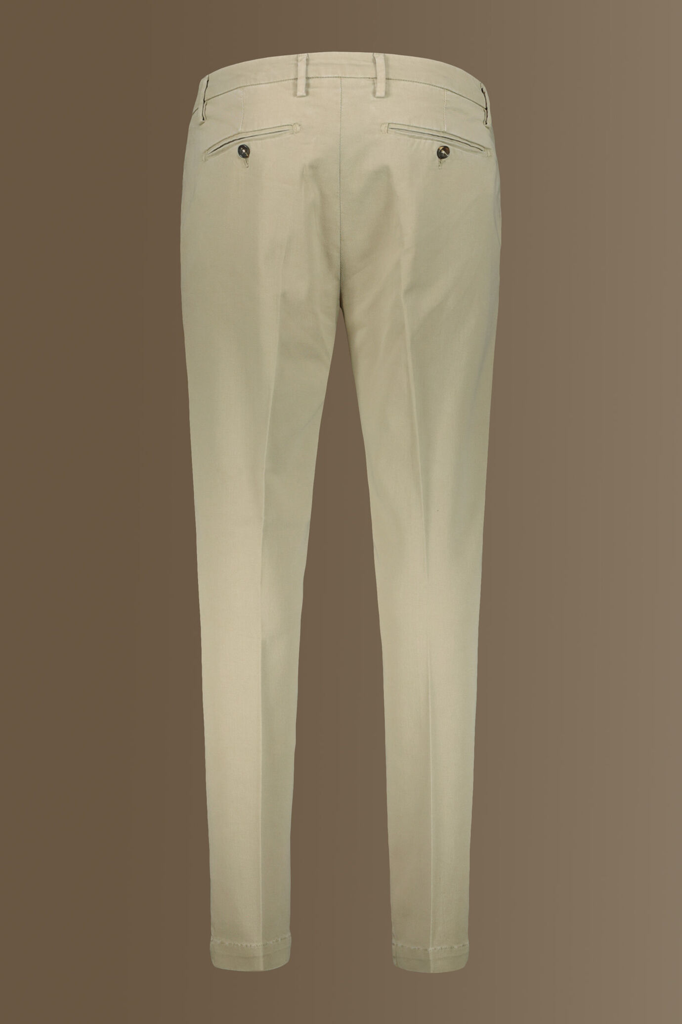 Pantalone classico chino twill elasticizzato image number 5