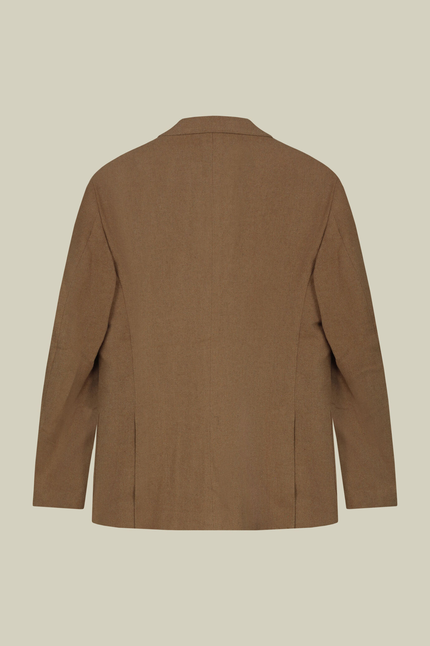Veste homme simple boutonnage en laine mélangée et motif Herringbone coupe regular fit image number 5