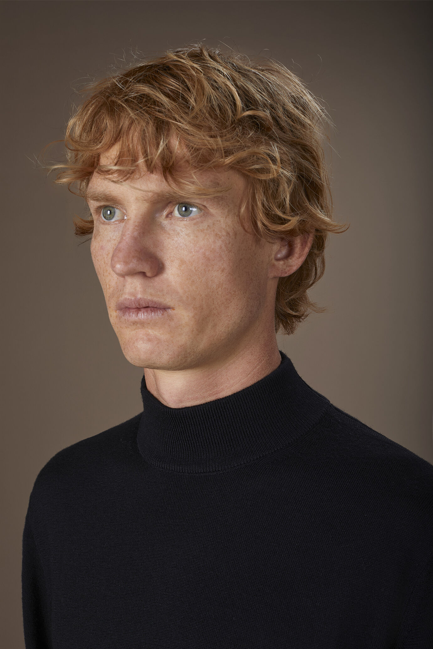 Pull à col roulé pour homme 100 % laine mérinos coupe regular fit image number 2