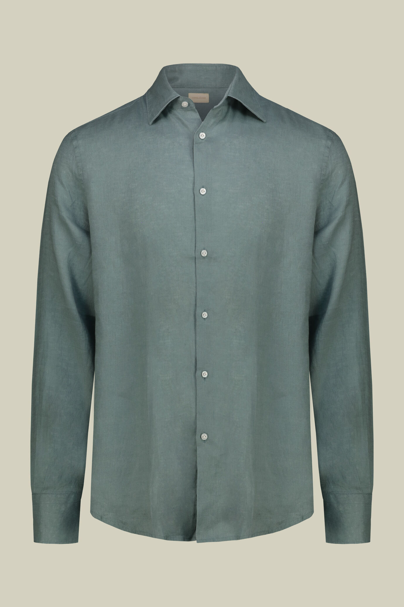 Camicia uomo casual collo classico 100% lino