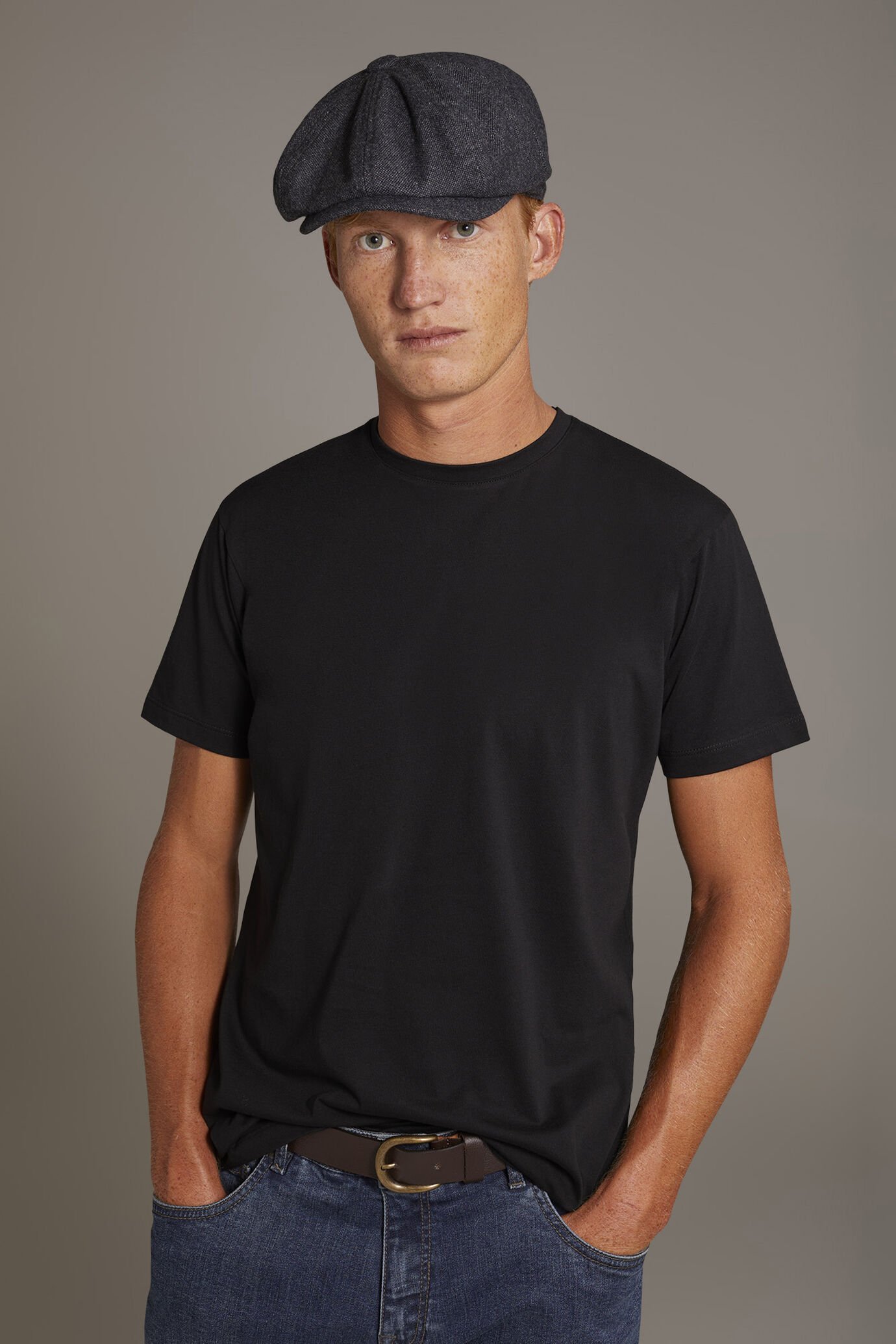 T-shirt girocollo 100% cotone made in Italy image number 0