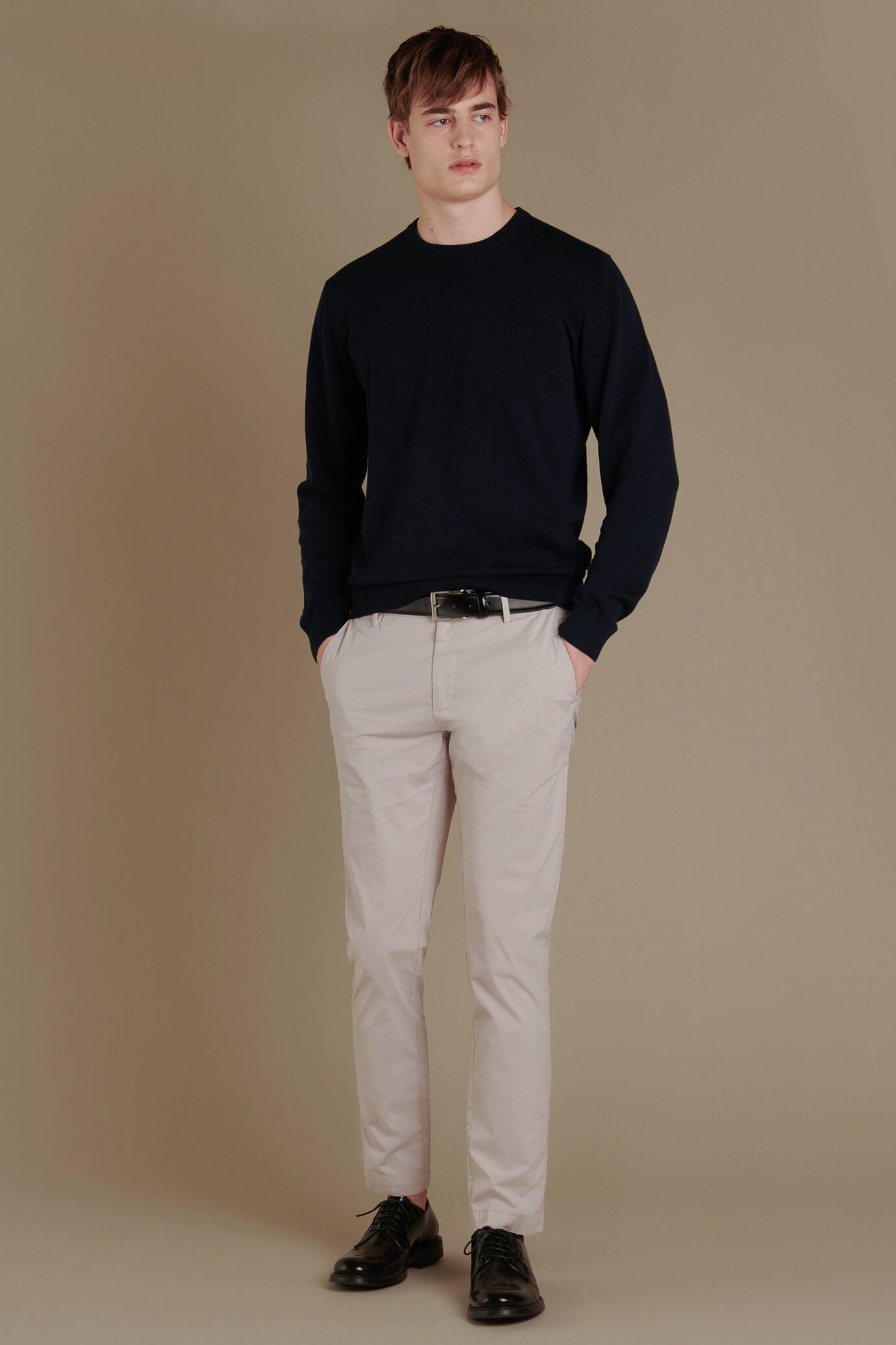 Chino trousers pure cotton image number 0