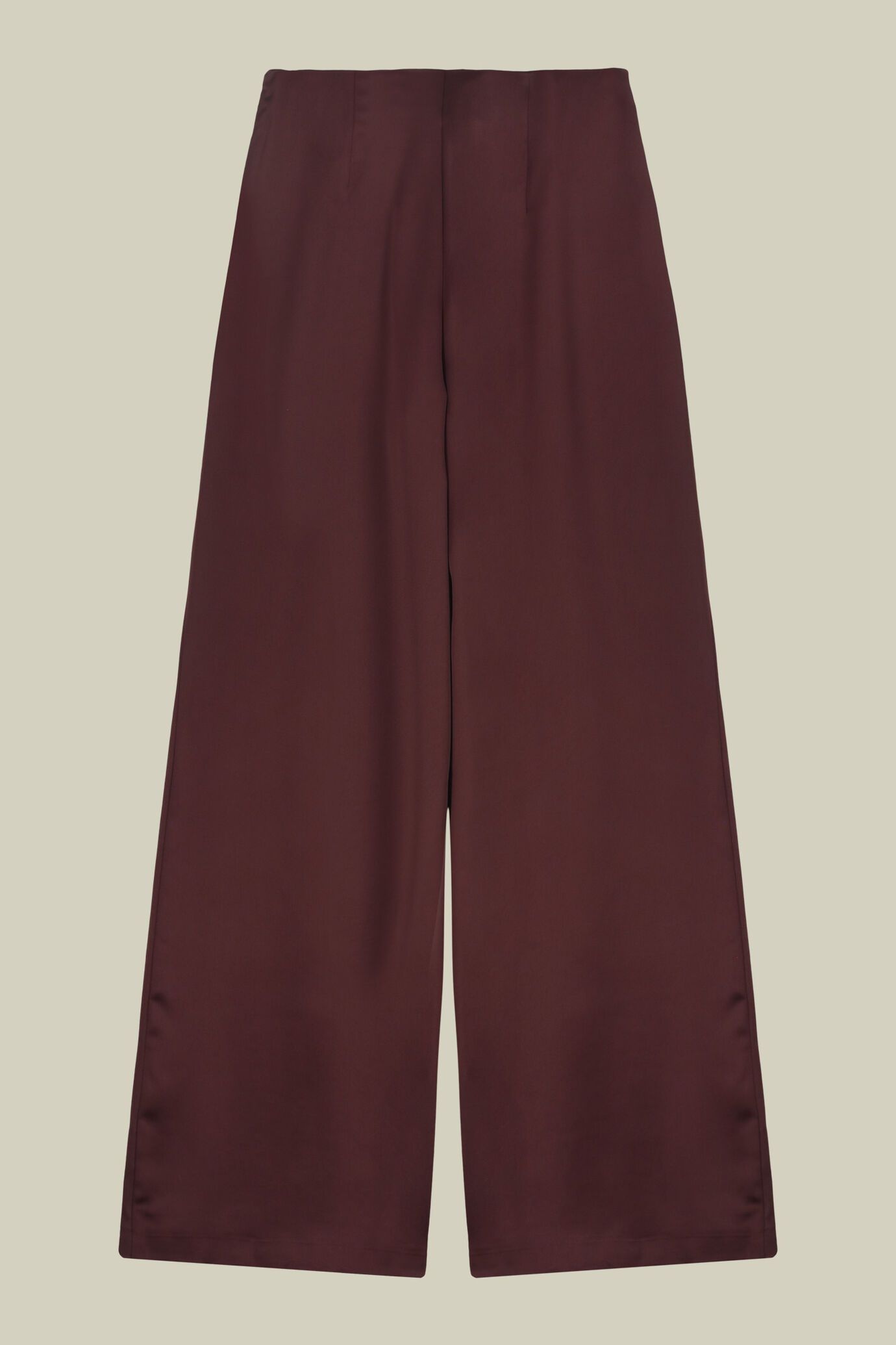 Pantalone donna palazzo con cerniera sul fianco image number 5