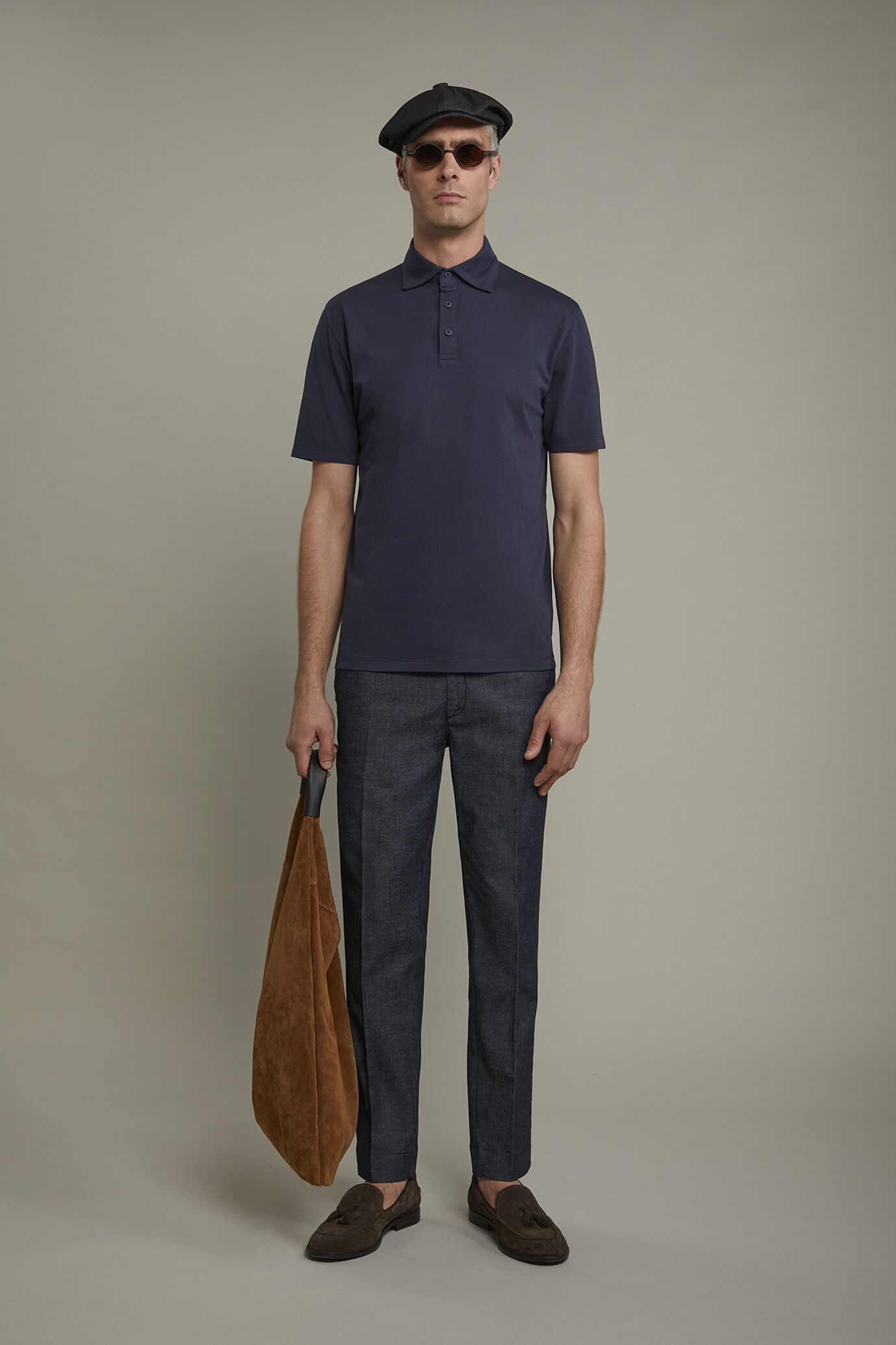 Polo uomo manica corta 100% cotone regular fit image number 0
