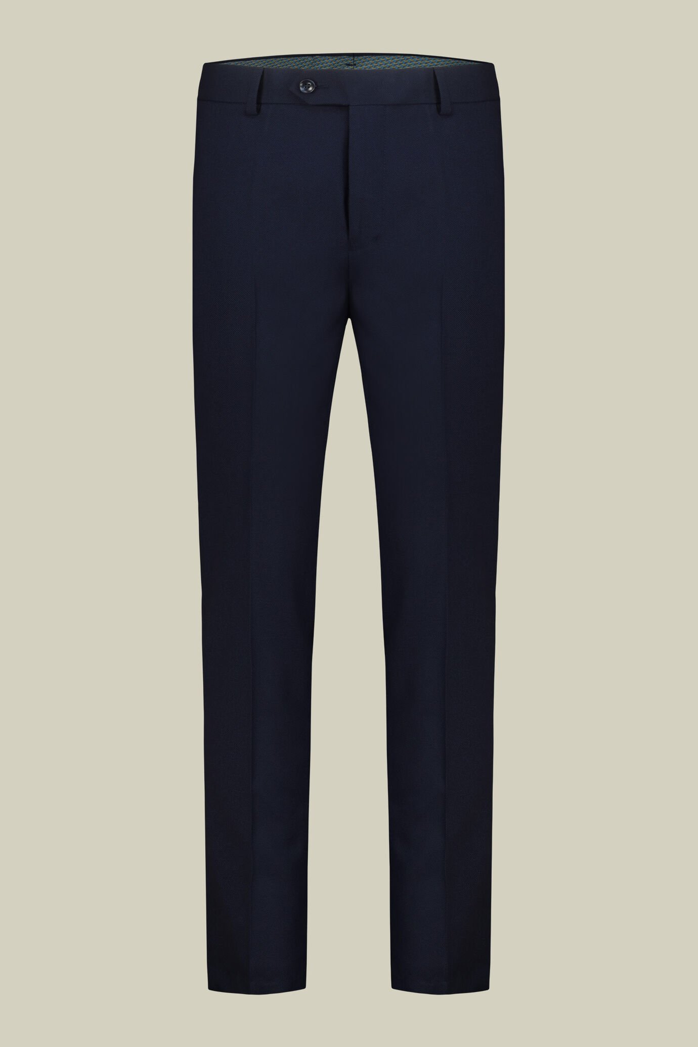 Costume homme à un bouton, motif œil de perdrix, coupe regular image number 2