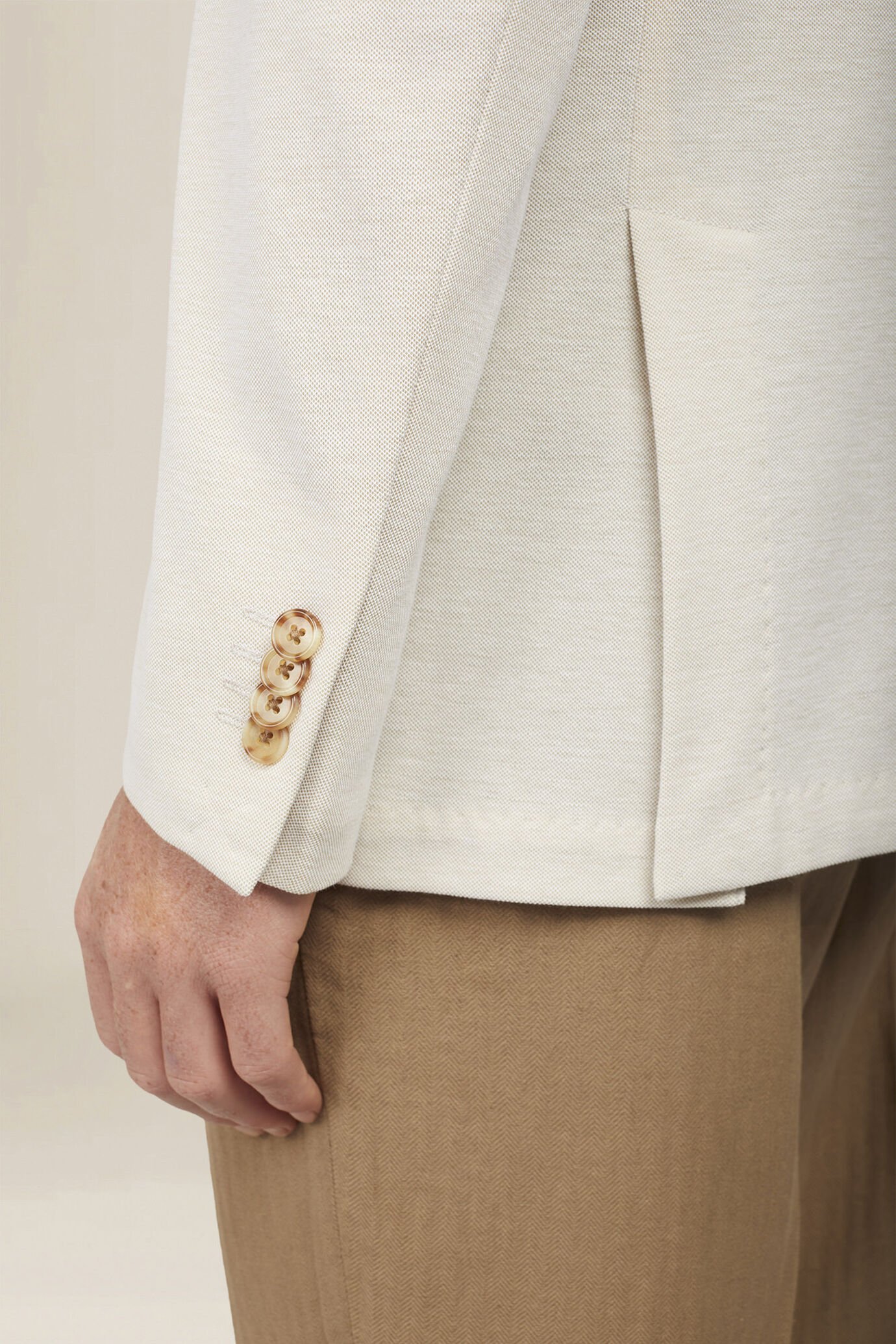 Giacca uomo monopetto sfoderata regular fit image number 3