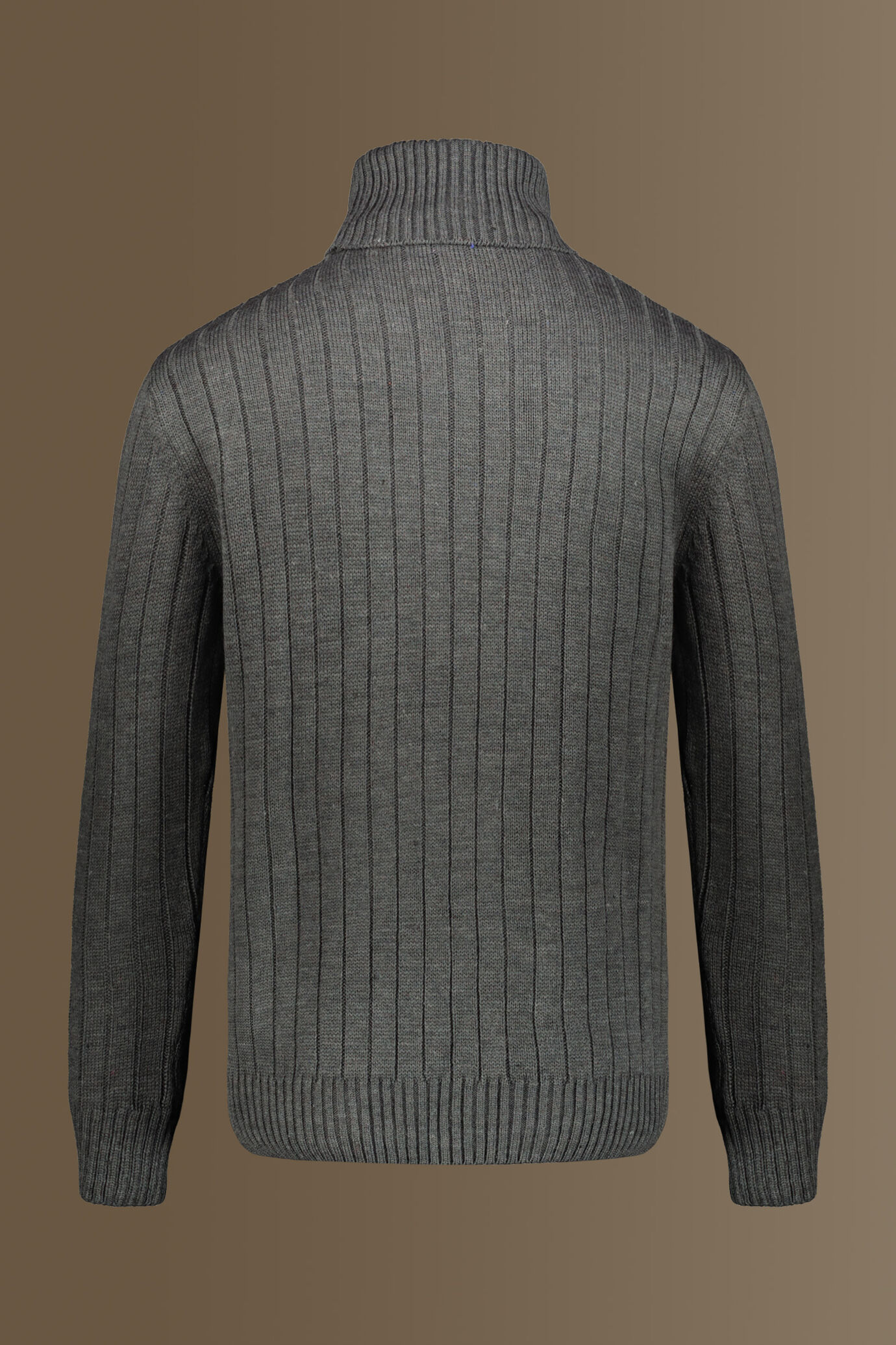Turtle neck swater, wool blend image number 1