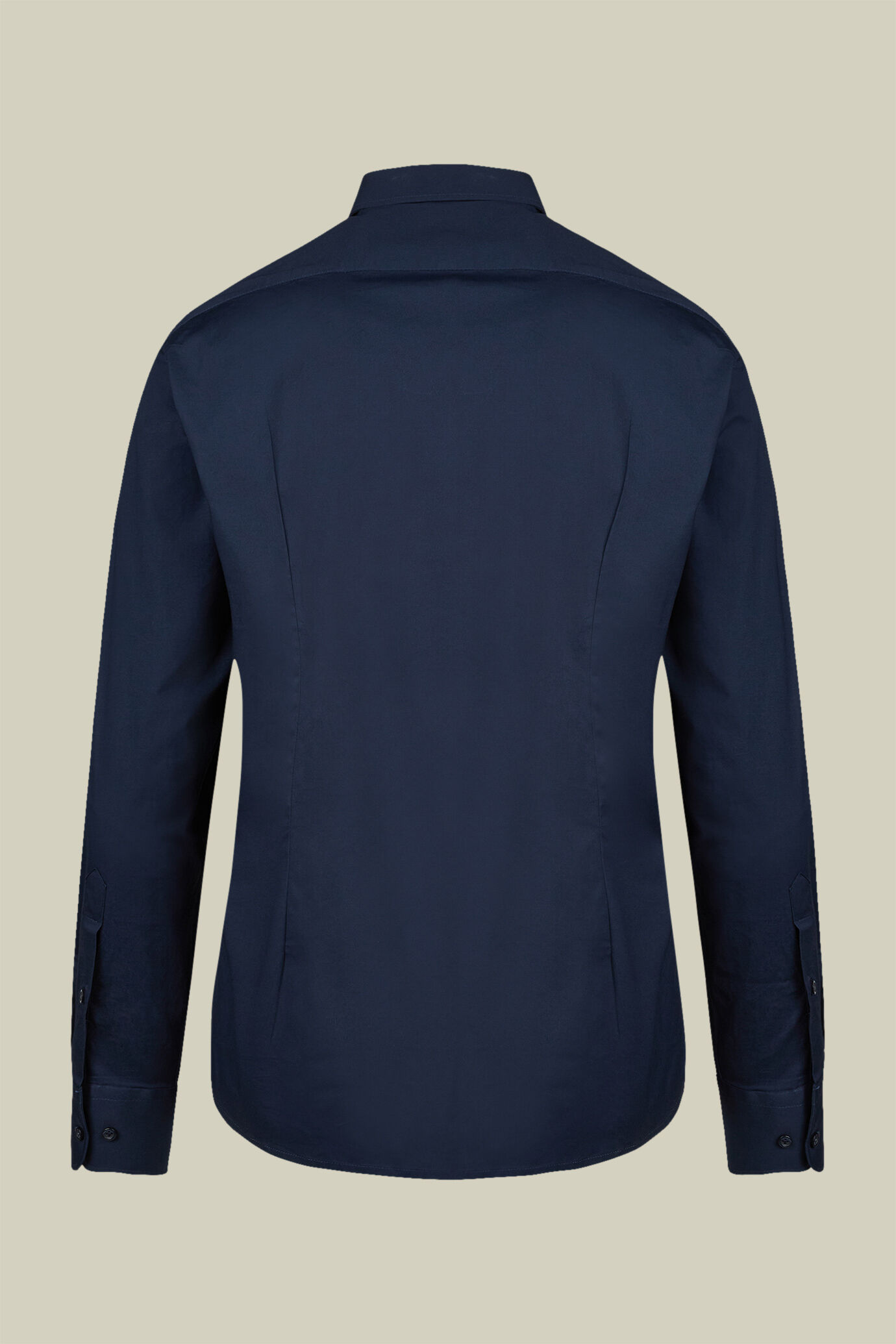 Chemise classique col français homme ent issu uni flammé image number 5