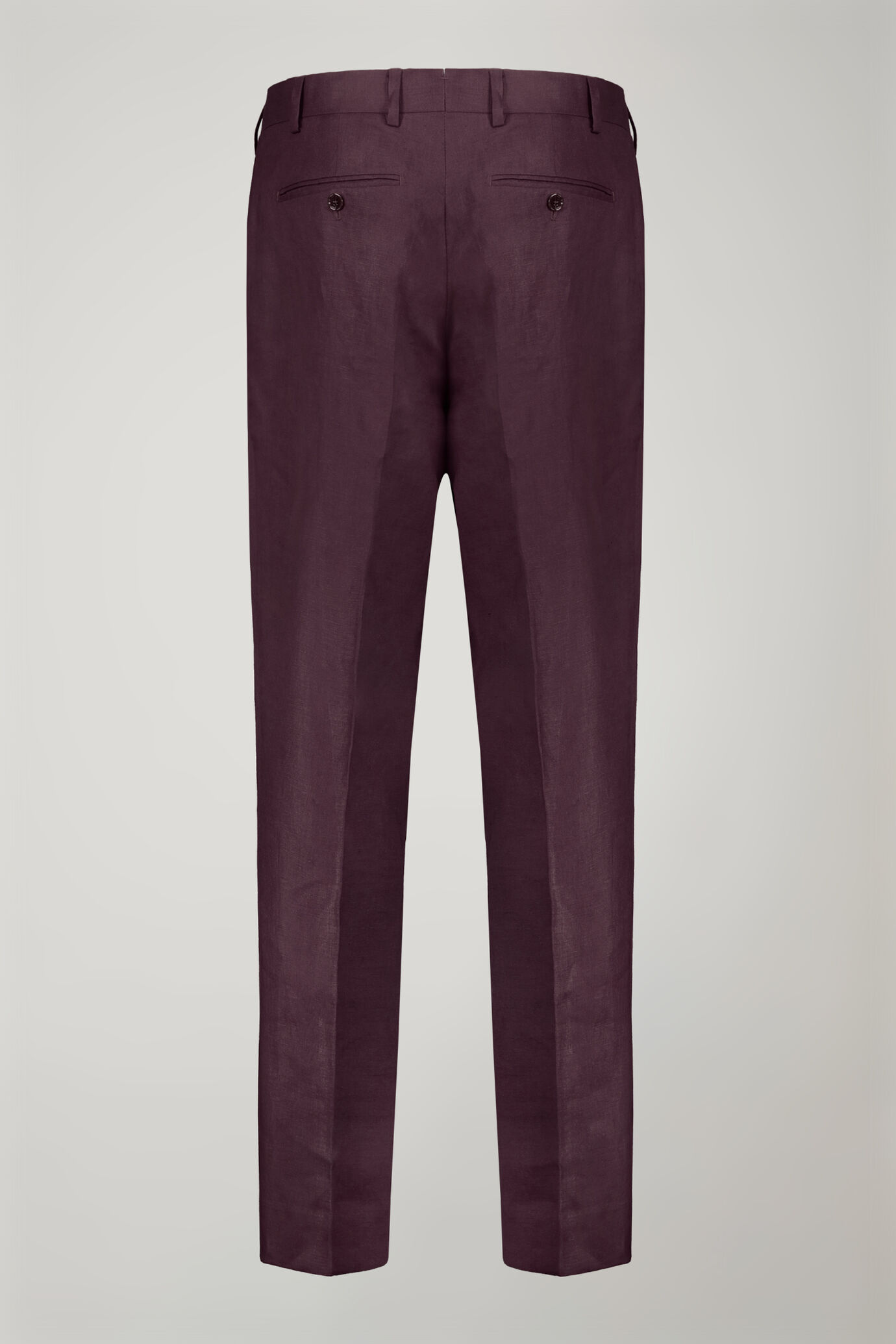 Abito uomo monopetto 100% lino regular fit image number 7