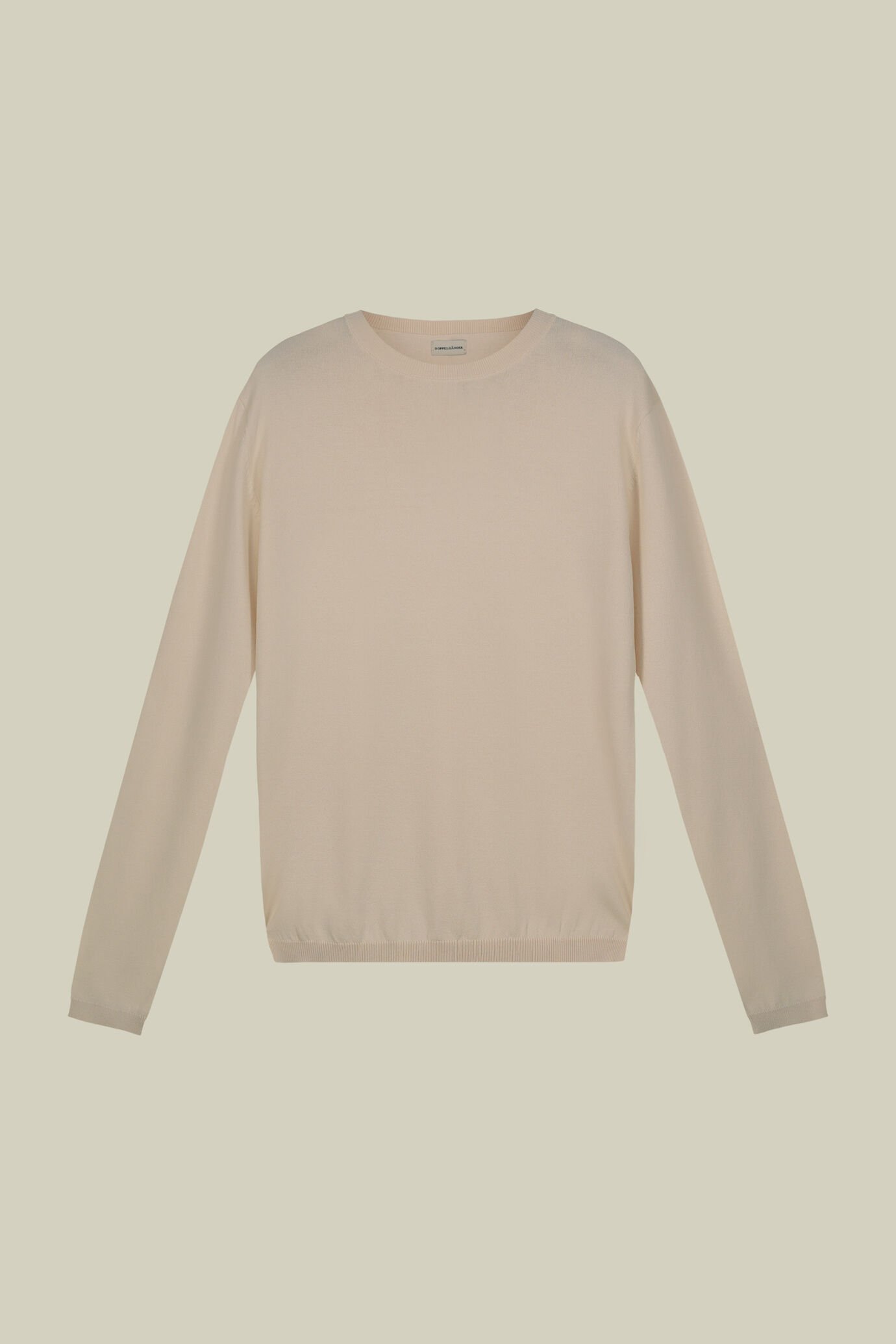 Langärmeliger Damen-Pullover mit Rundhalsausschnitt image number 4