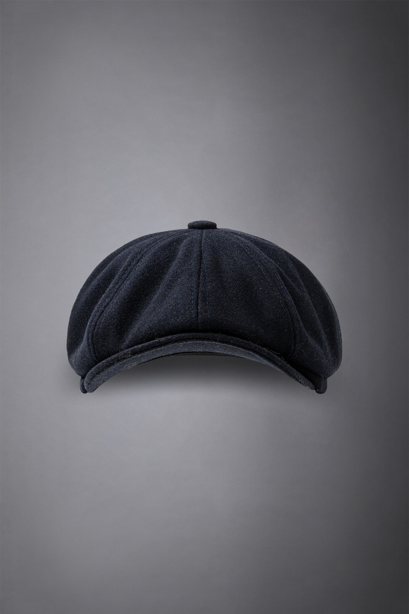 Men's boiled wool flat cap image number 0