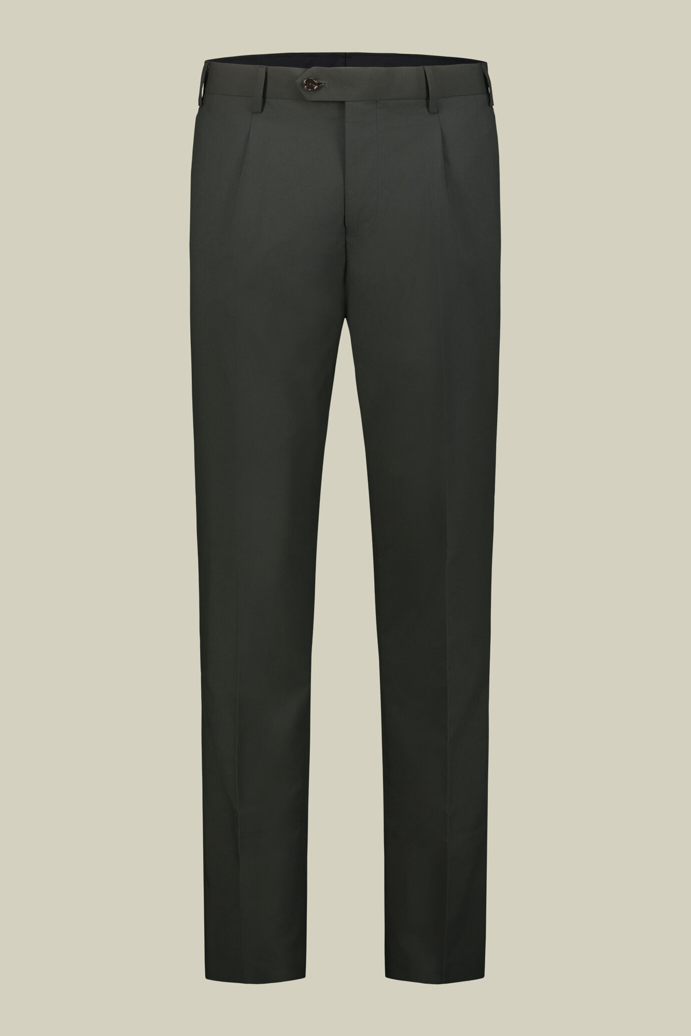 Men's double-breasted suit in plain fabric, regular fit image number 6