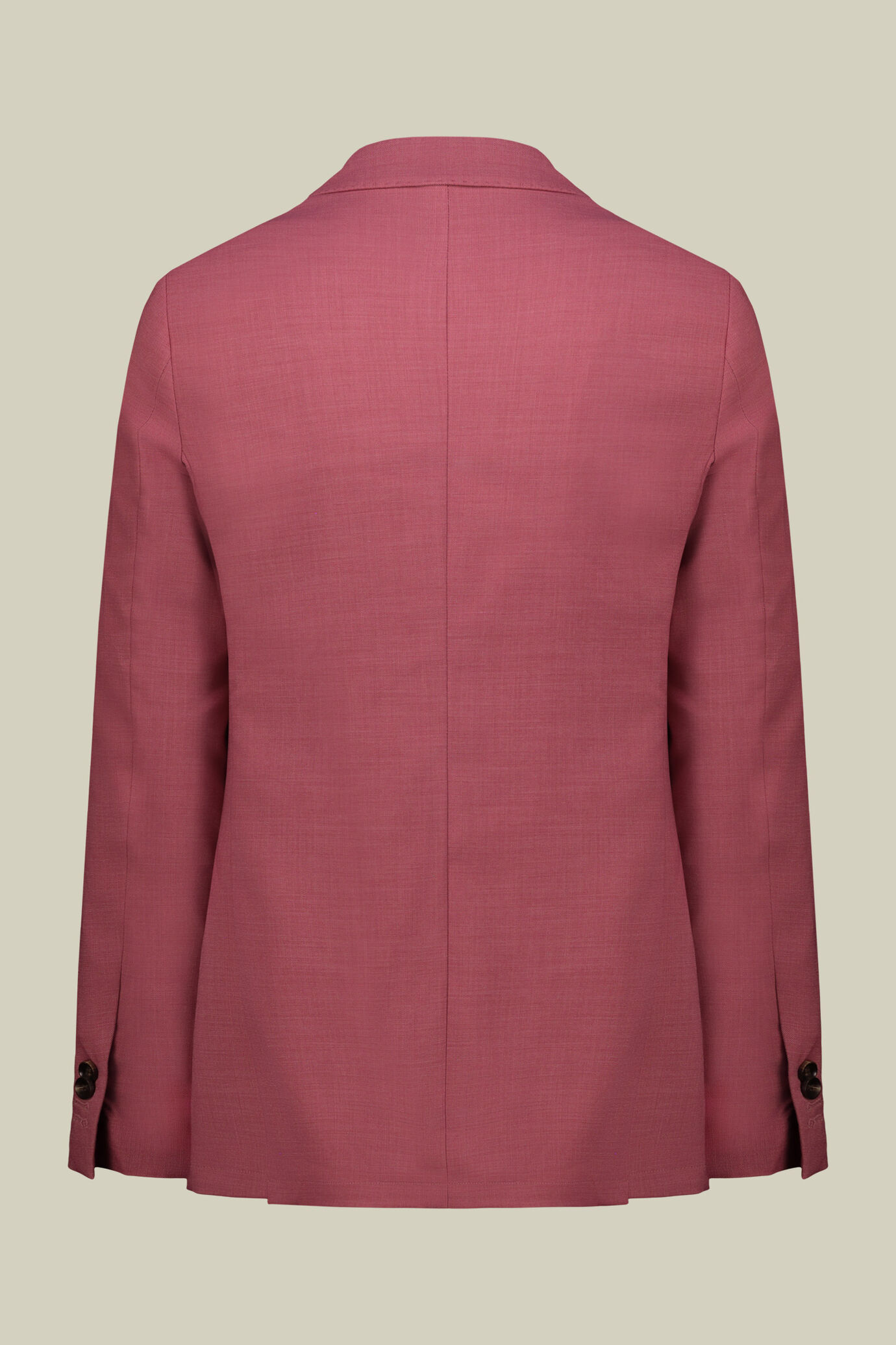 Costume homme croisé en tissu grisaille, coupe regular image number 1