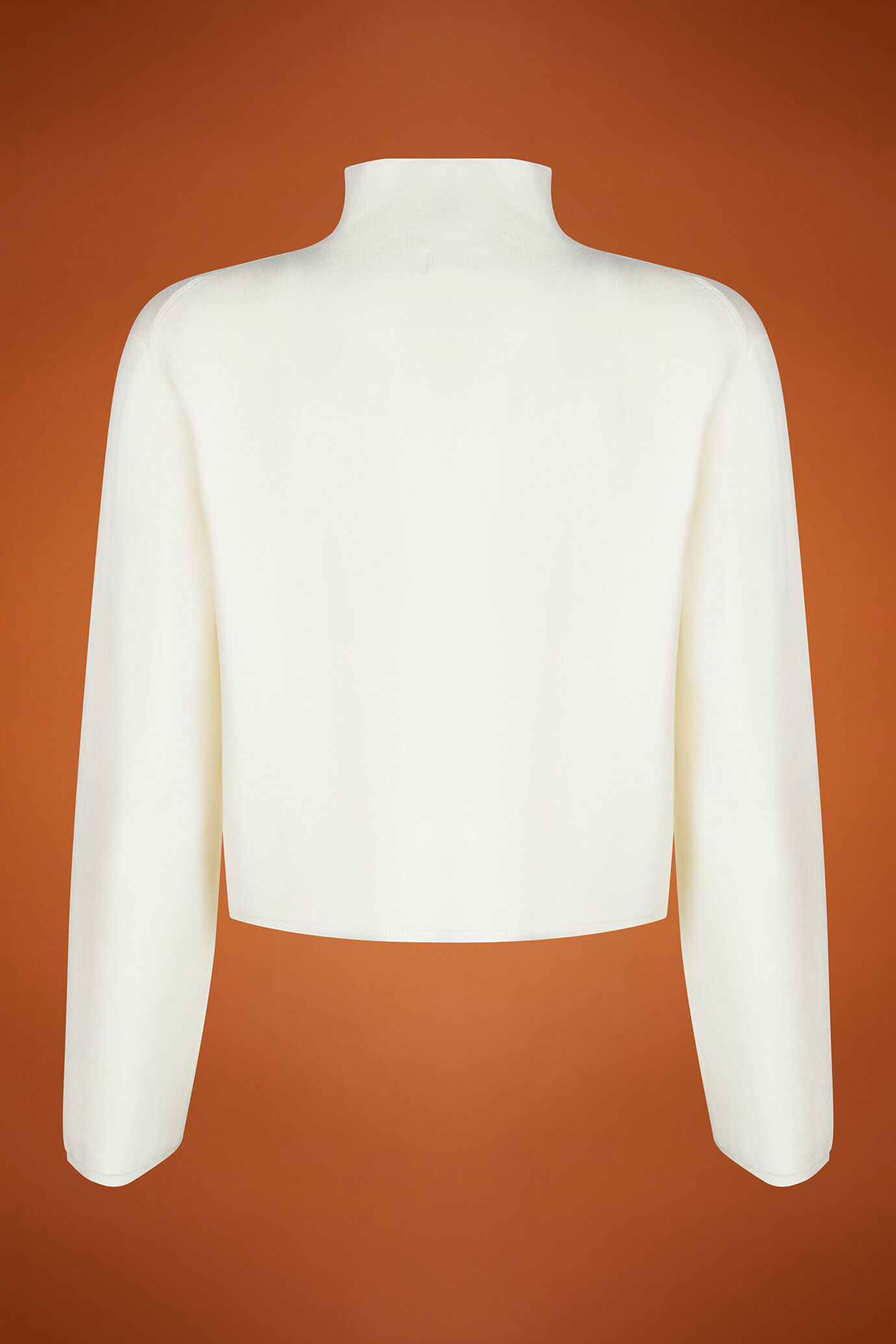 Maglia donna a manica lunga con collo a vulcano regular fit image number 5