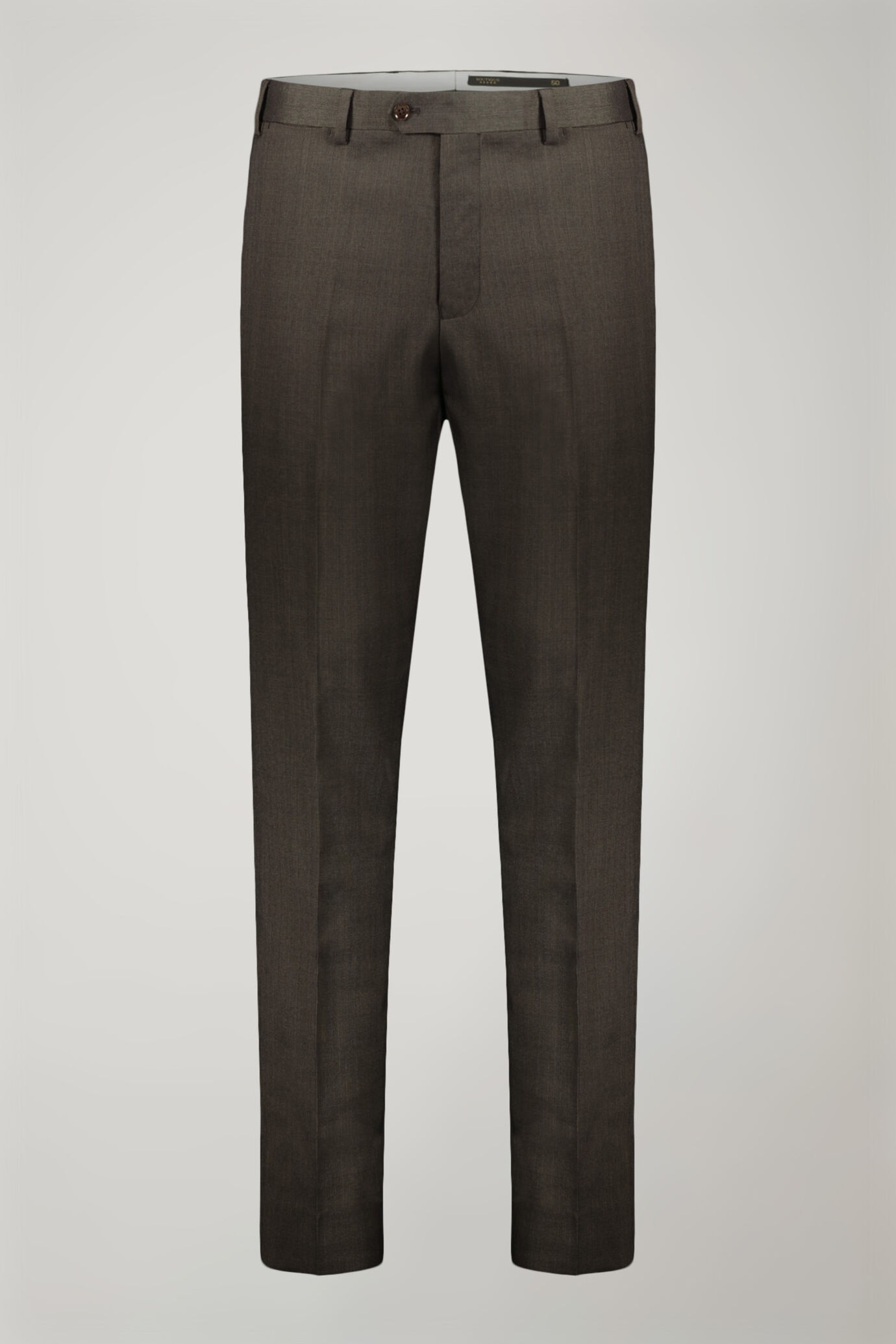 Regular fit single-breasted suit in prince of wales fabric image number 2
