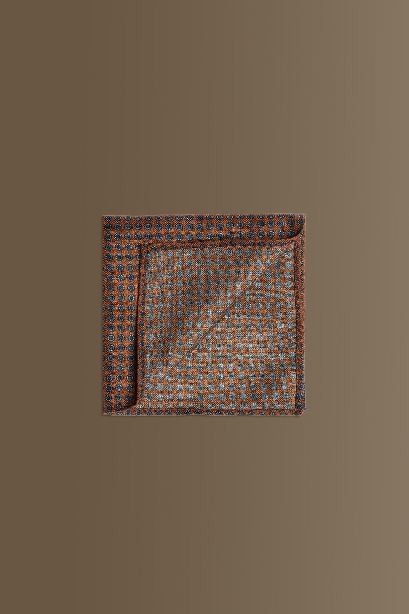 Pochette con tessuto effetto lana - tinta unita image number 0