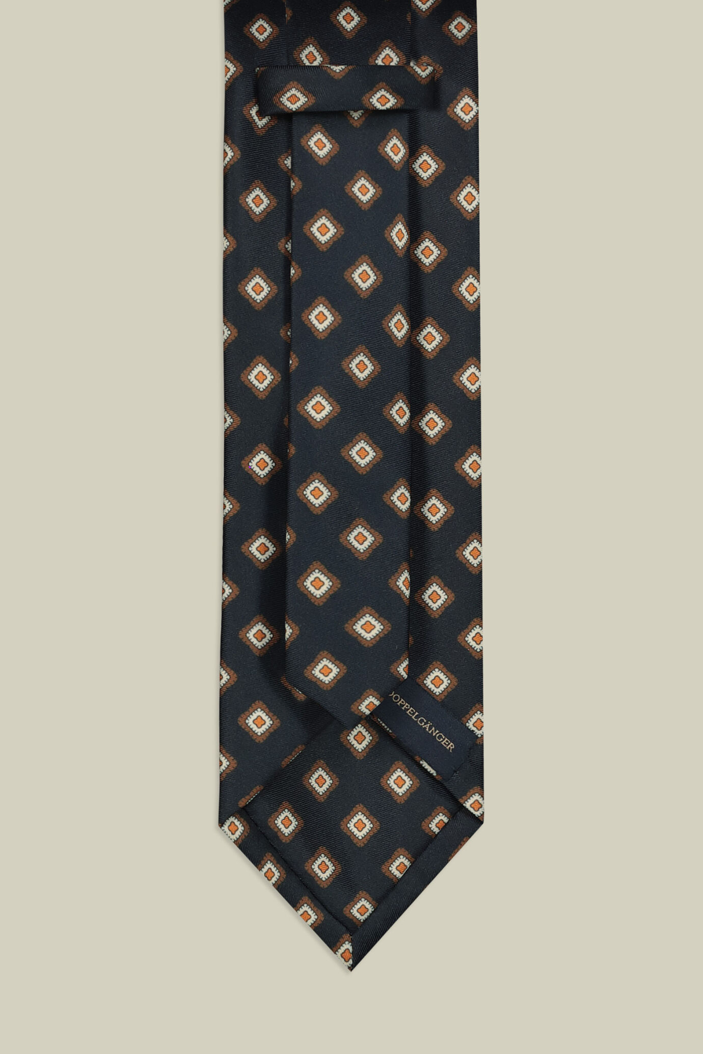 Cravate pour homme à motif géométrique imprimé image number 2
