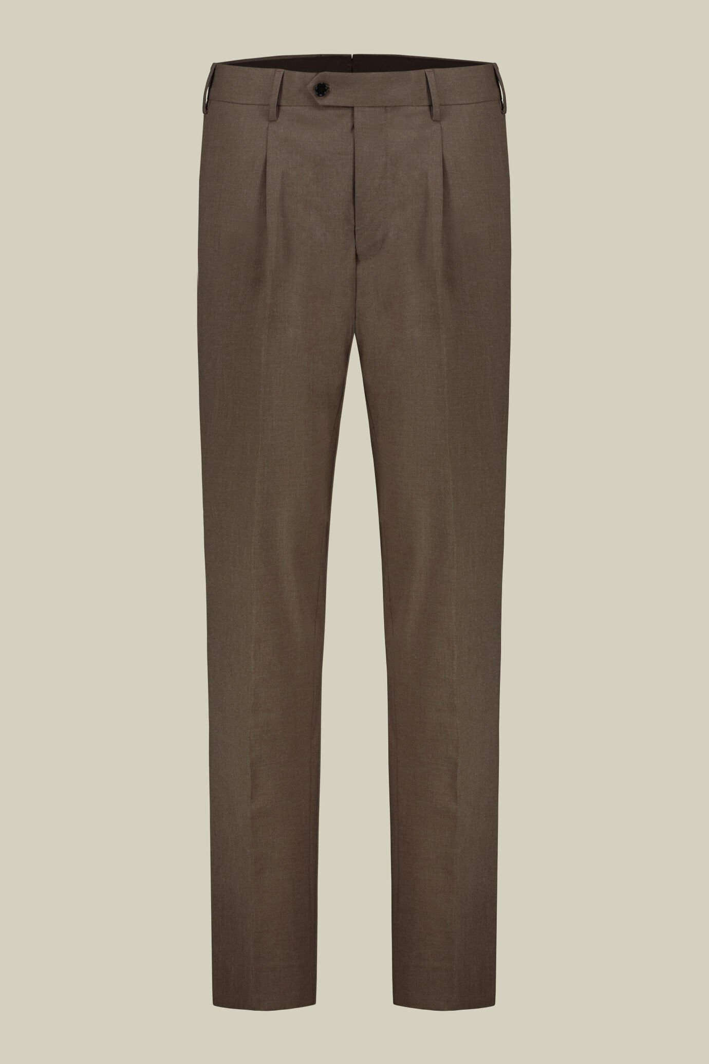 Costume droit pour homme, avec pantalon à simple pli en tissu bi-stretch image number 6