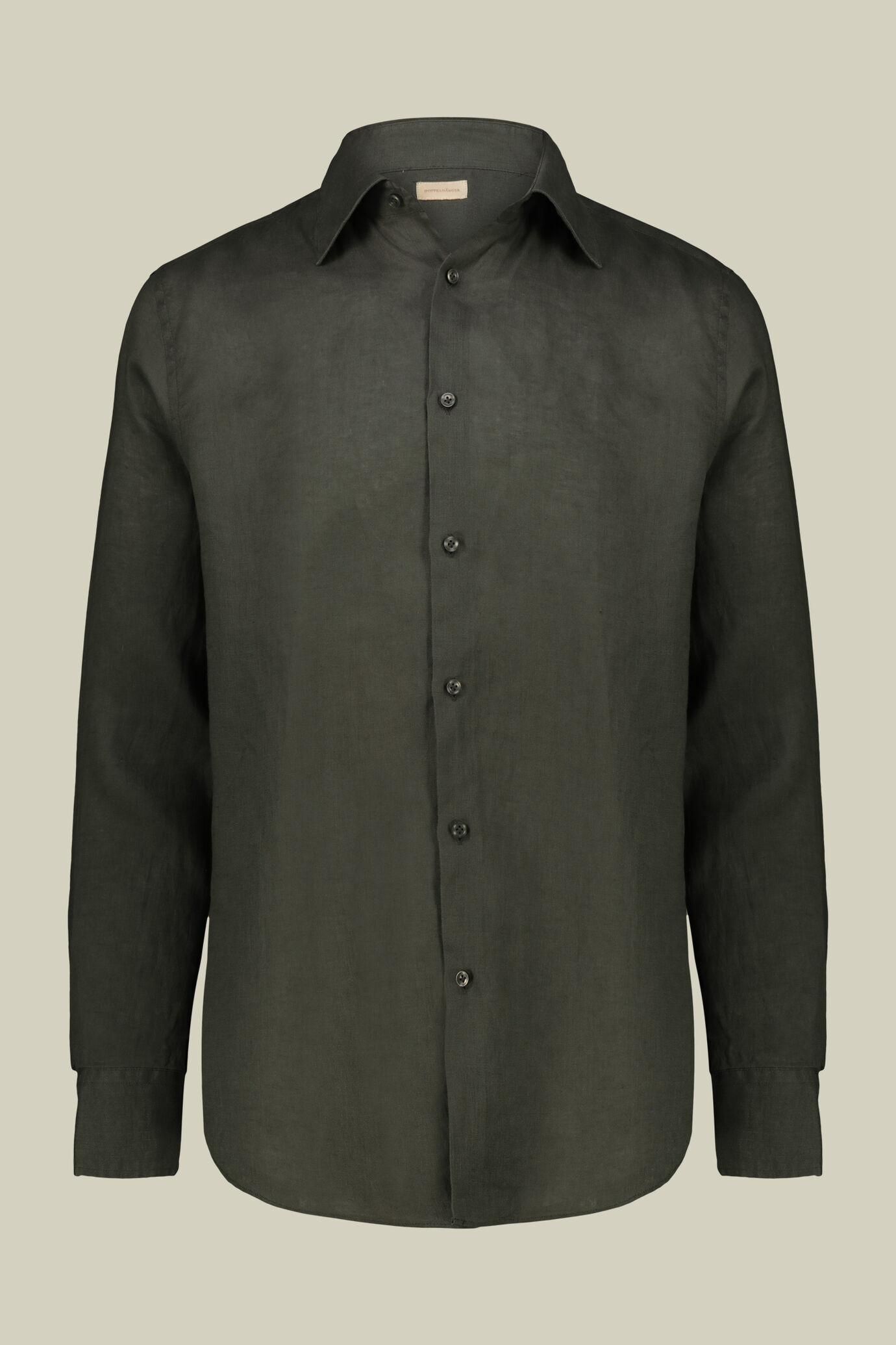 Camicia uomo casual collo classico 100% lino image number 4