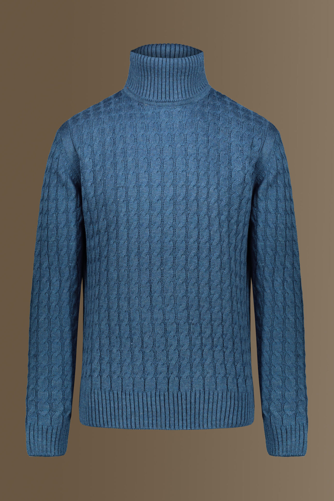 Turtle neck sweater, wool blend image number 0
