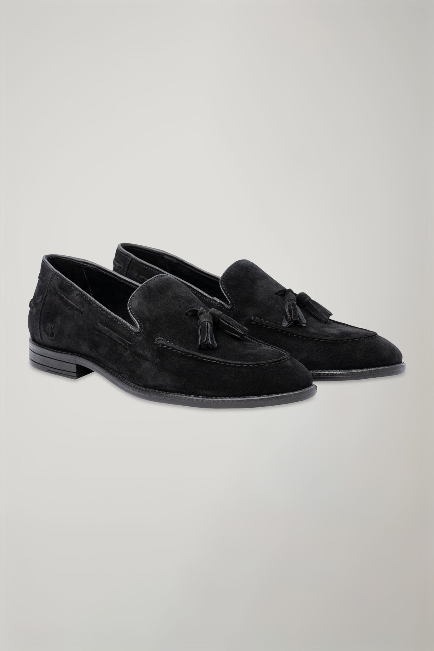 Mocassino uomo in vera pelle scamosciata image number 1