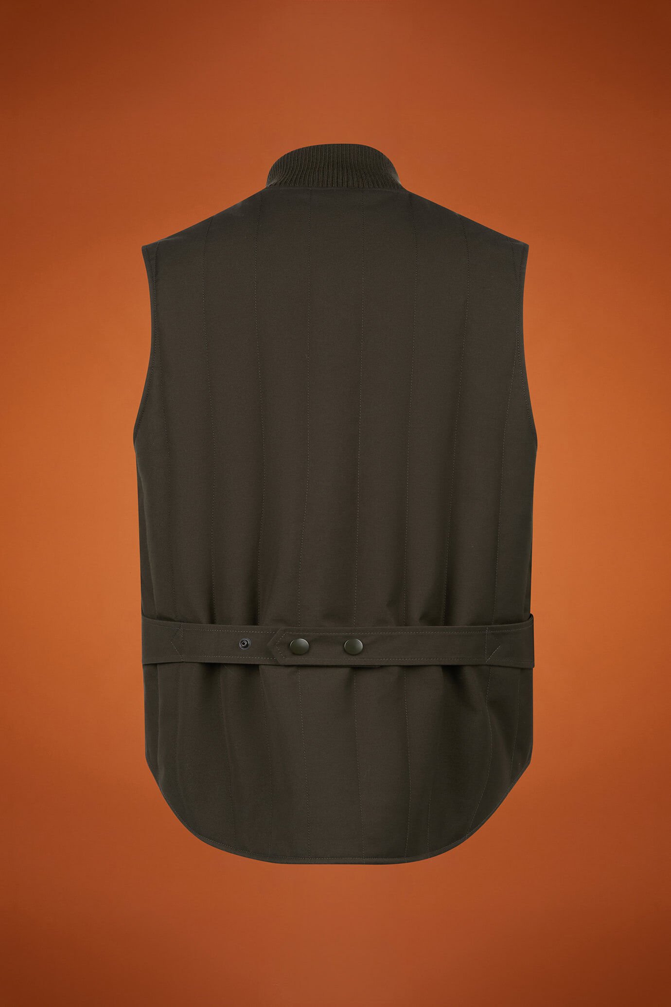 Men's comfort fit padded gilet with jersey lining image number 6