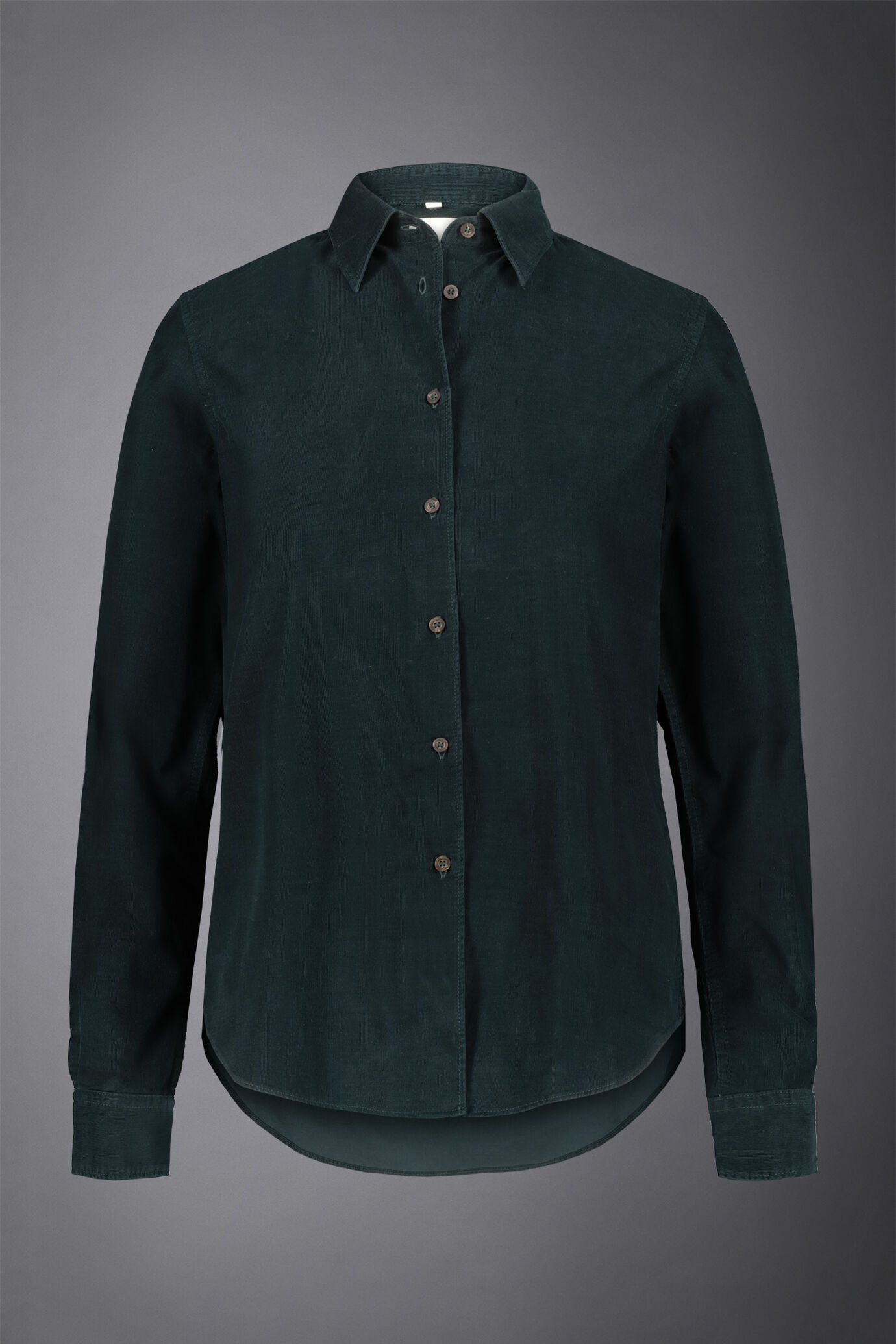 Women's casual shirt needlecord washed velvet image number 0