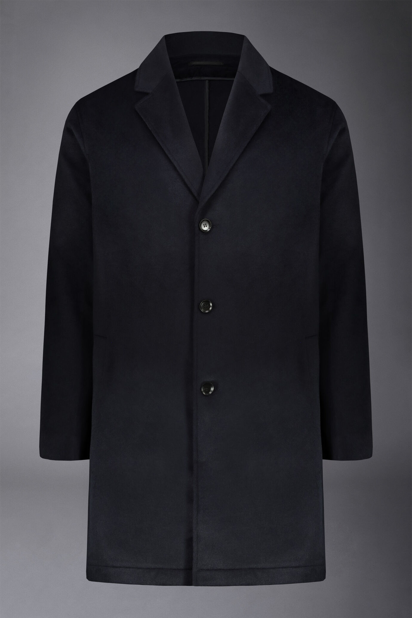 Cappotto classico uomo monopetto misto lana image number 4